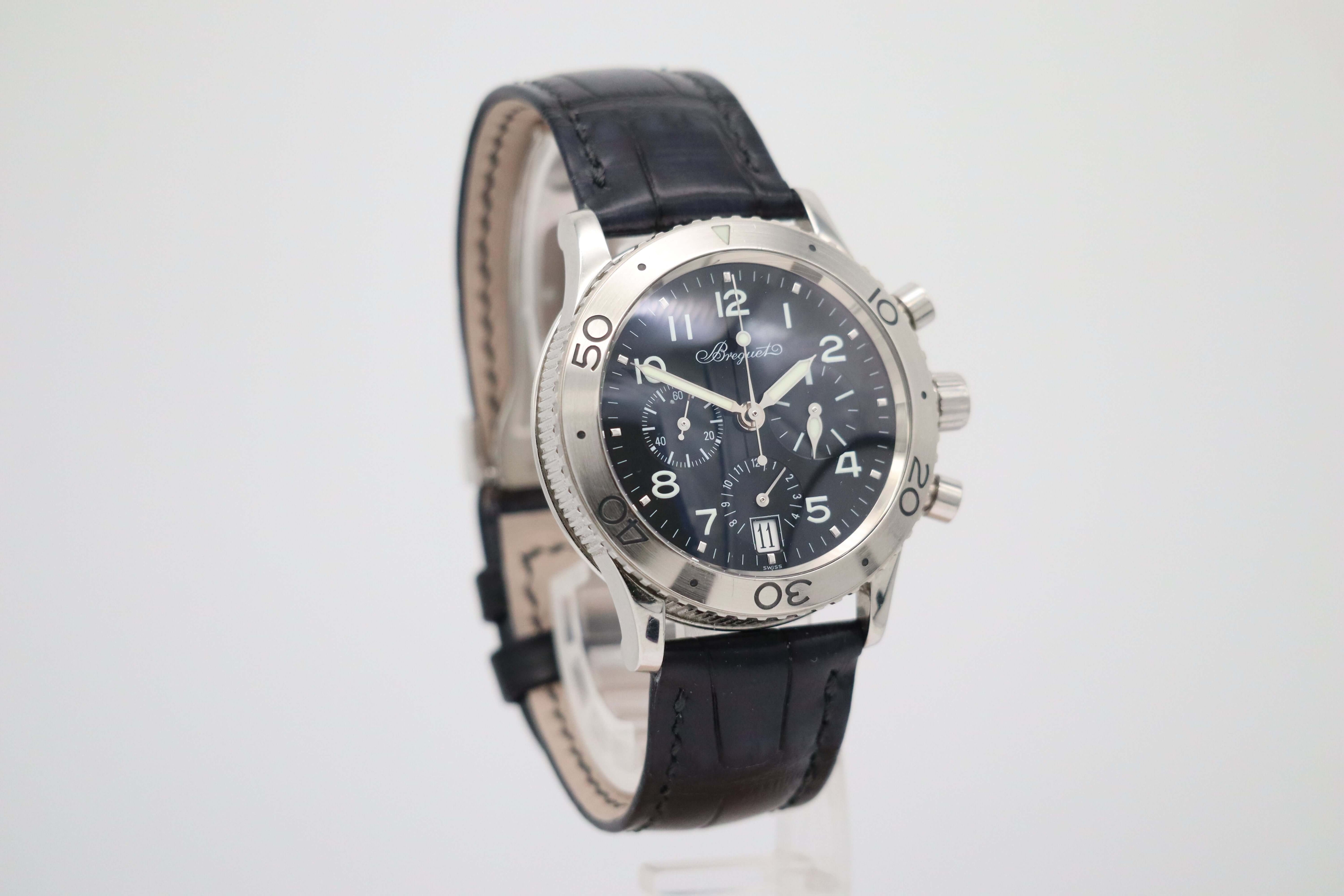 Breguet Breguet Type XX - XXI - XXII Transatlantique 3820ST Box + og. Papiere