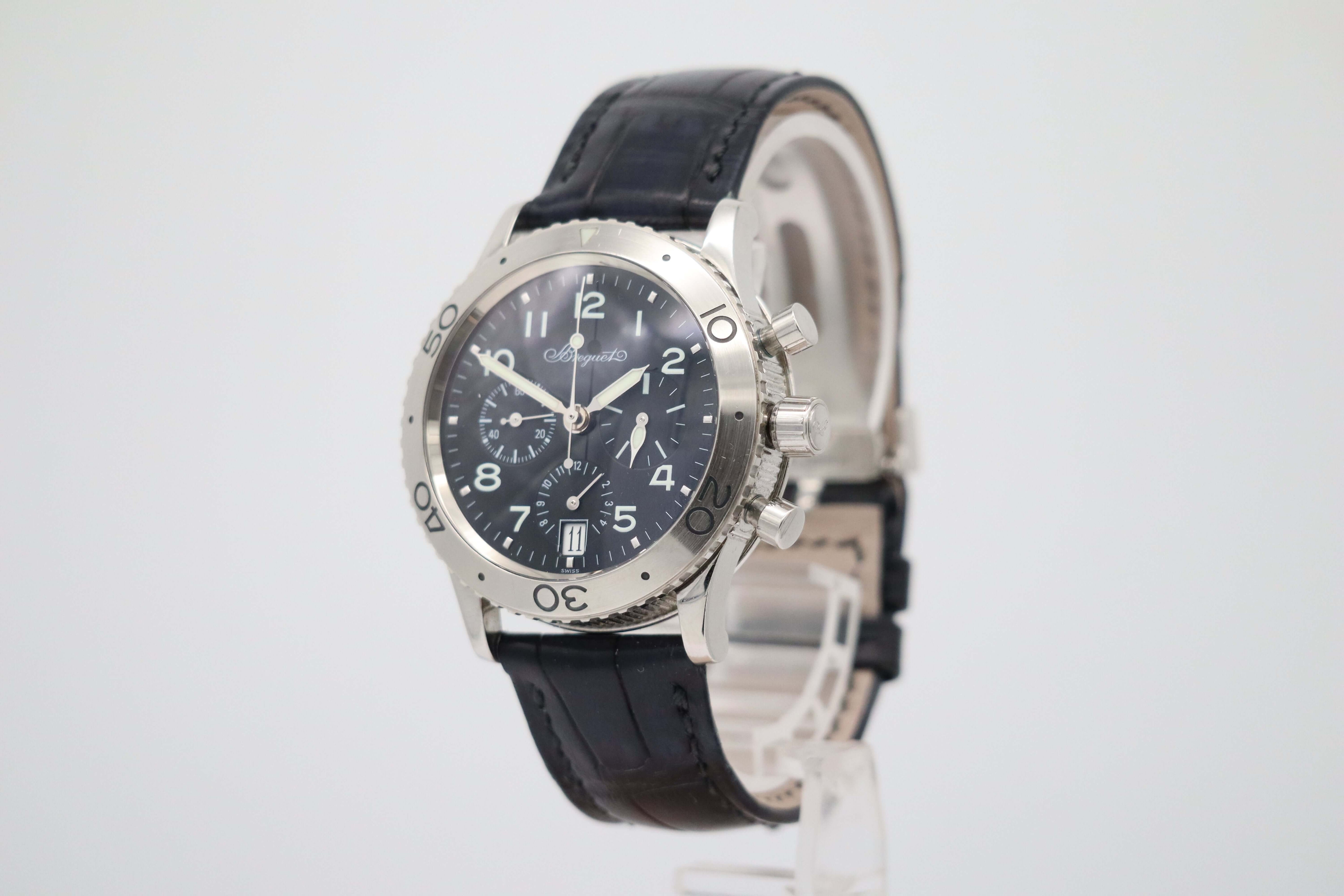 Breguet Breguet Type XX - XXI - XXII Transatlantique 3820ST Box + og. Papiere