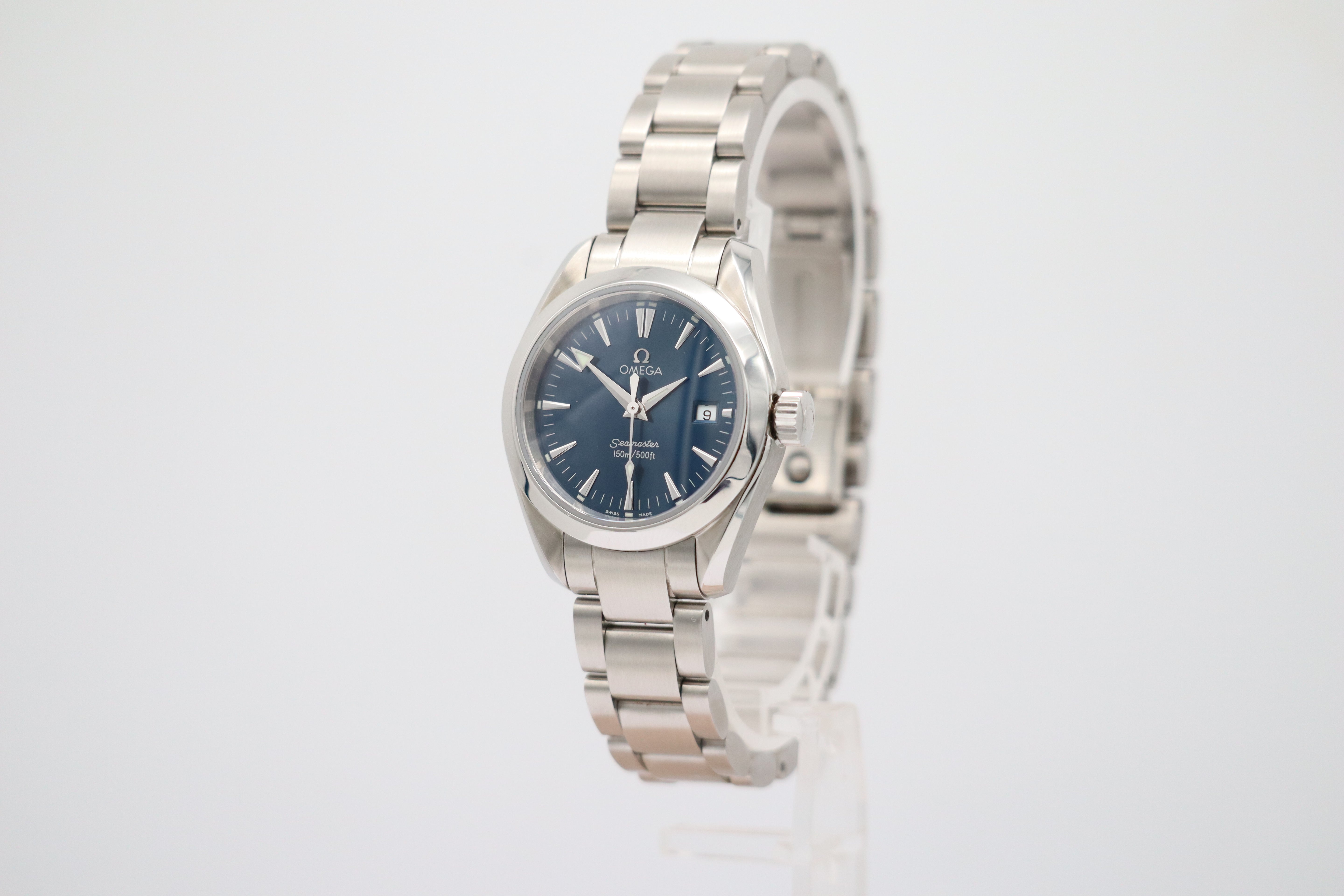 Omega Seamaster Aqua Terra Lady 29mm Quarz 25778000 Box + og. Papiere