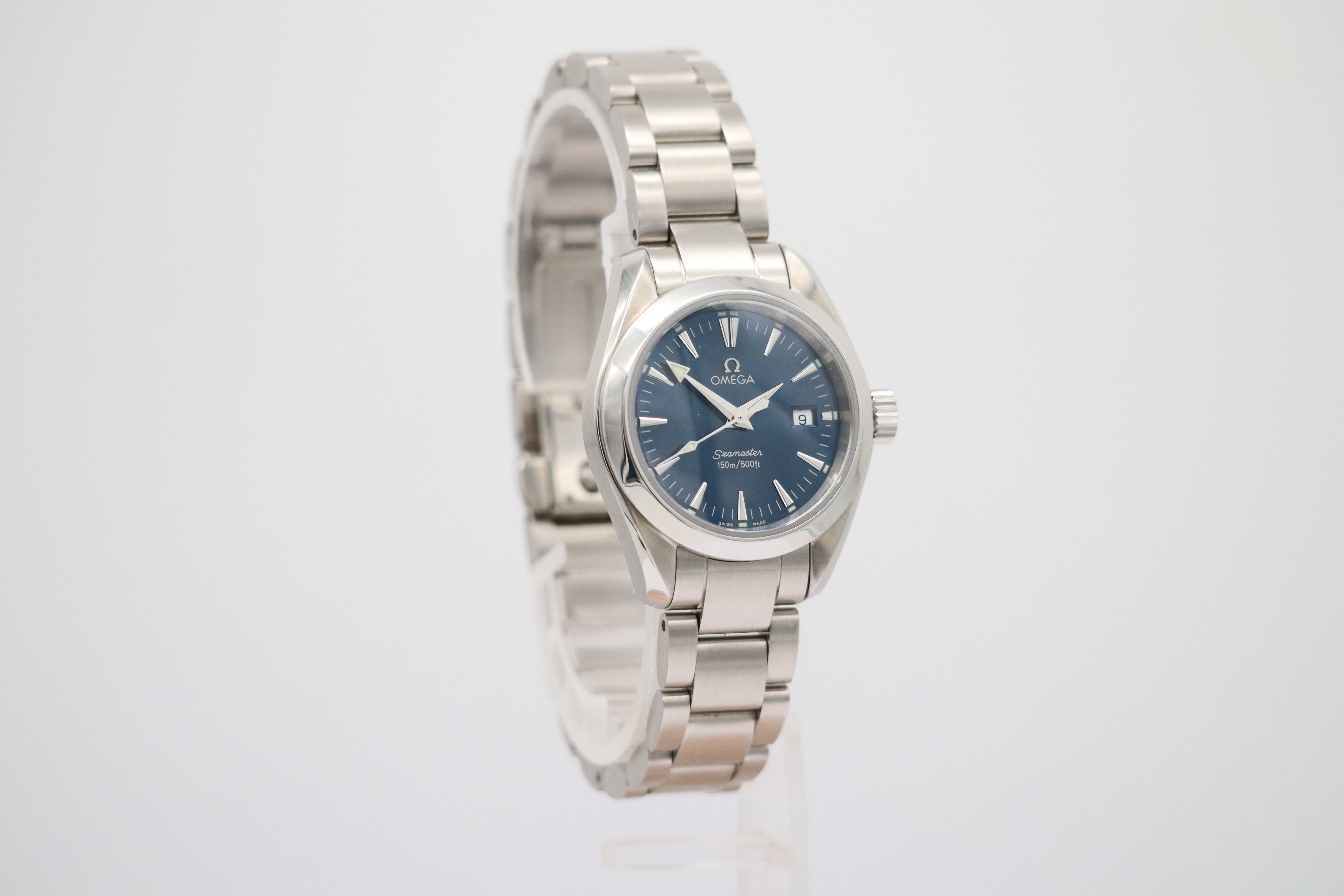 Omega Seamaster Aqua Terra Lady 29mm Quarz 25778000 Box + og. Papiere