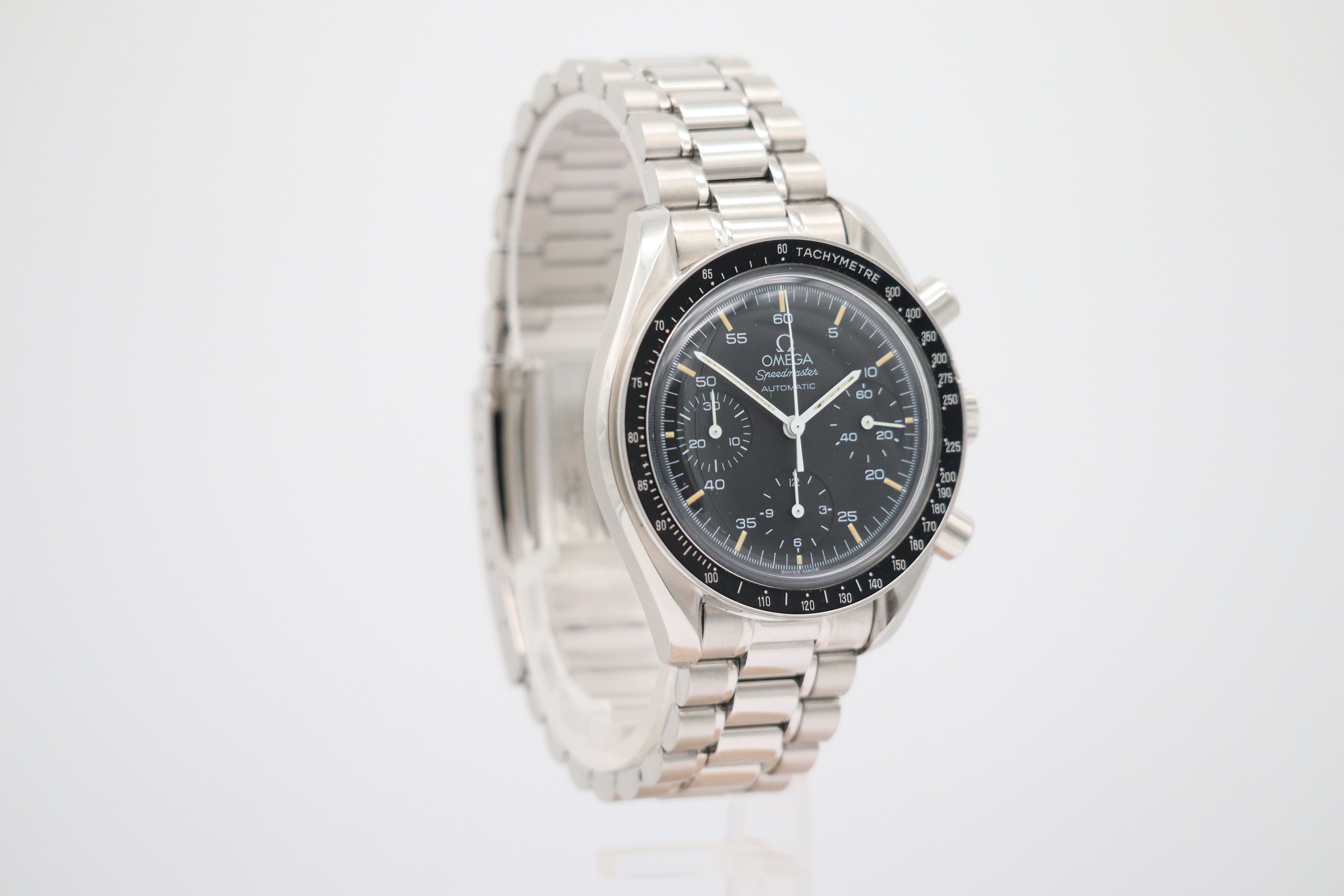 Omega Speedmaster Reduced Automatik Herrenuhr  35105000 Box + og. Papiere