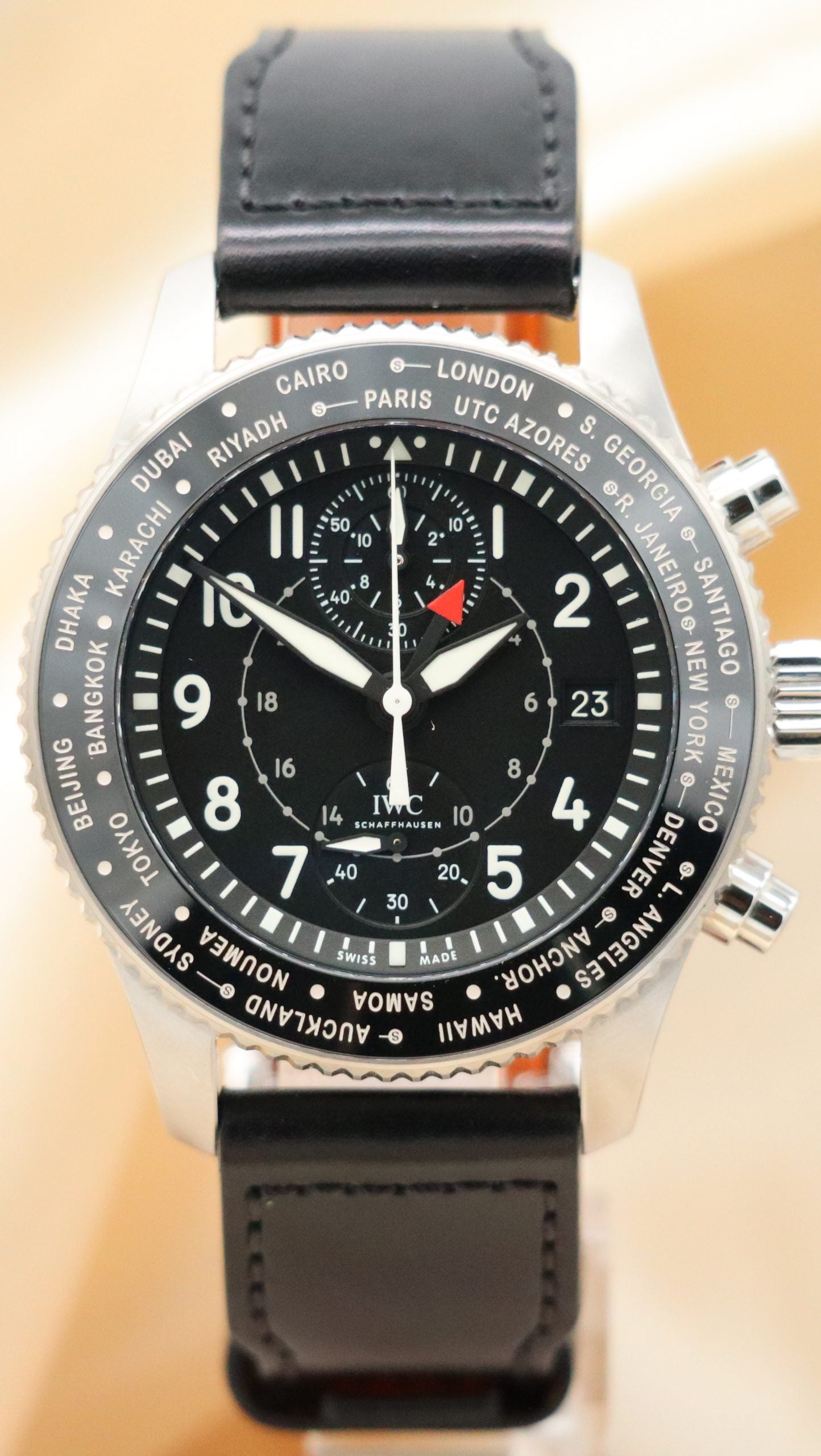 IWC Schaffhausen Fliegeruhr Chronograph Automatik 46mm IW395001