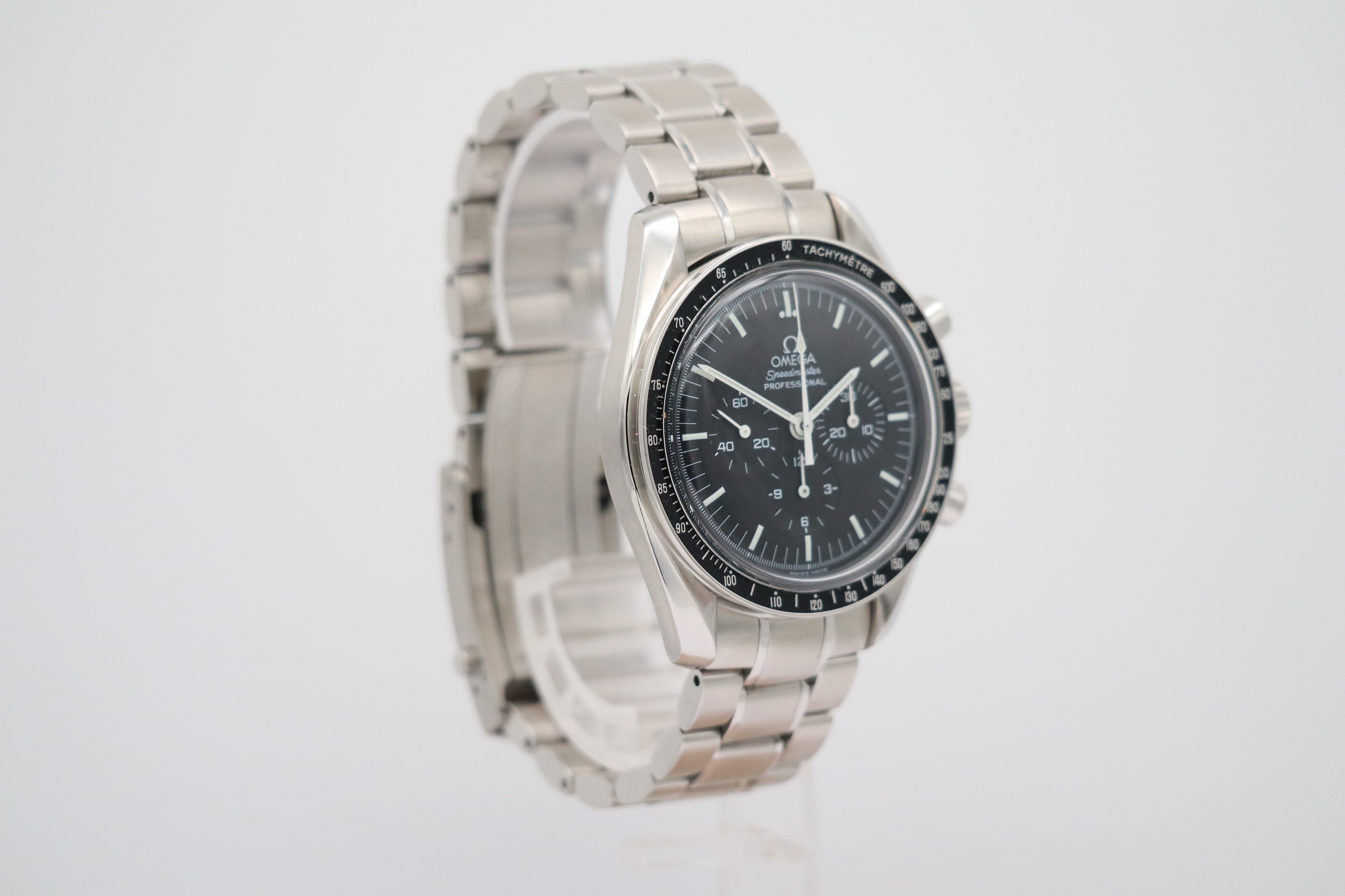 Omega Speedmaster Professional Moonwatch 42mm Handaufzug Herrenuhr  35705000 Box + og. Papiere