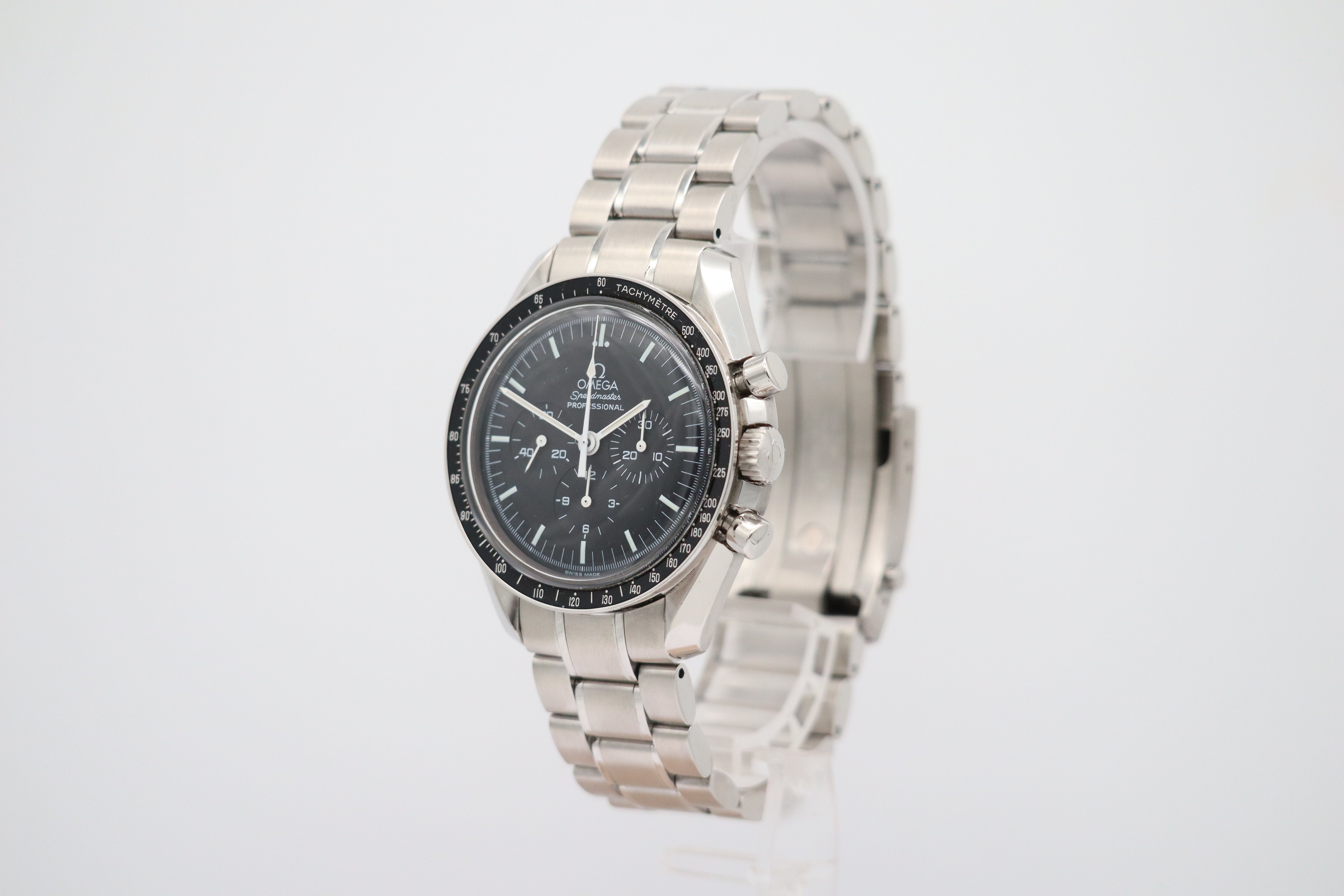 Omega Speedmaster Professional Moonwatch 42mm Handaufzug Herrenuhr 35705000 Box + og. Papiere