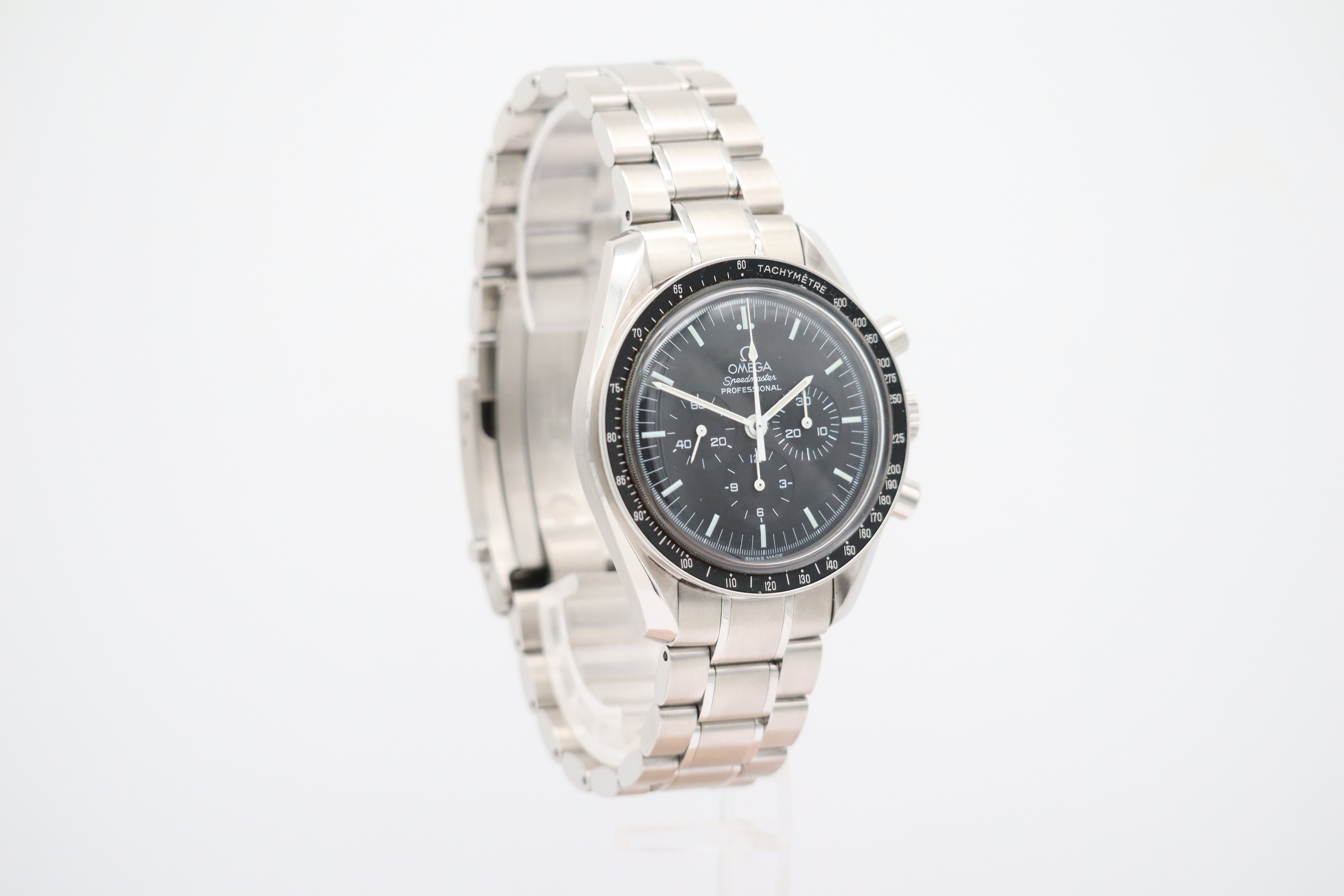 Omega Speedmaster Professional Moonwatch 42mm Handaufzug Herrenuhr 35705000 Box + og. Papiere