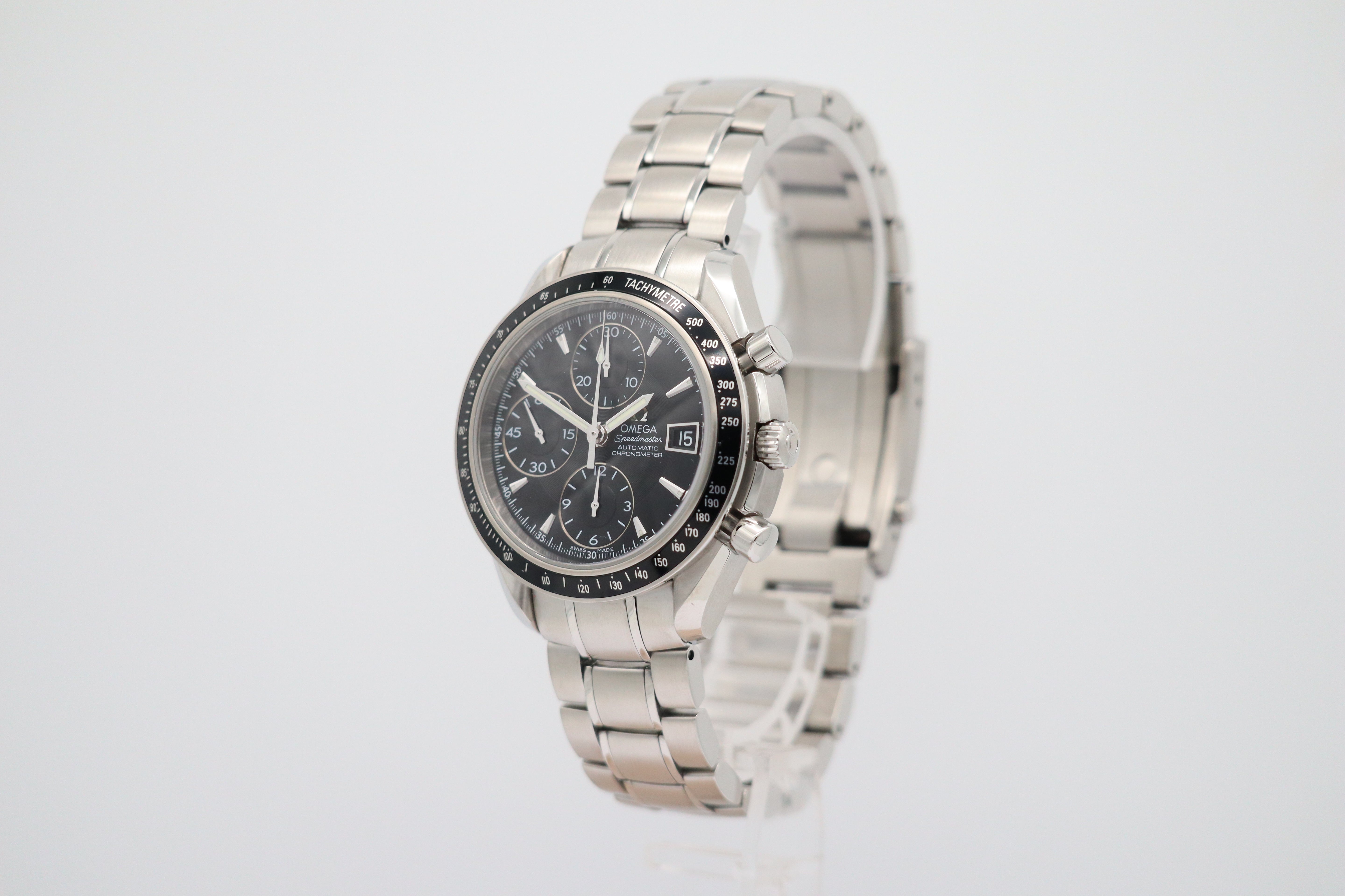 Omega Speedmaster Date 40mm Automatik Herrenuhr 32105000 Box + og. Papiere