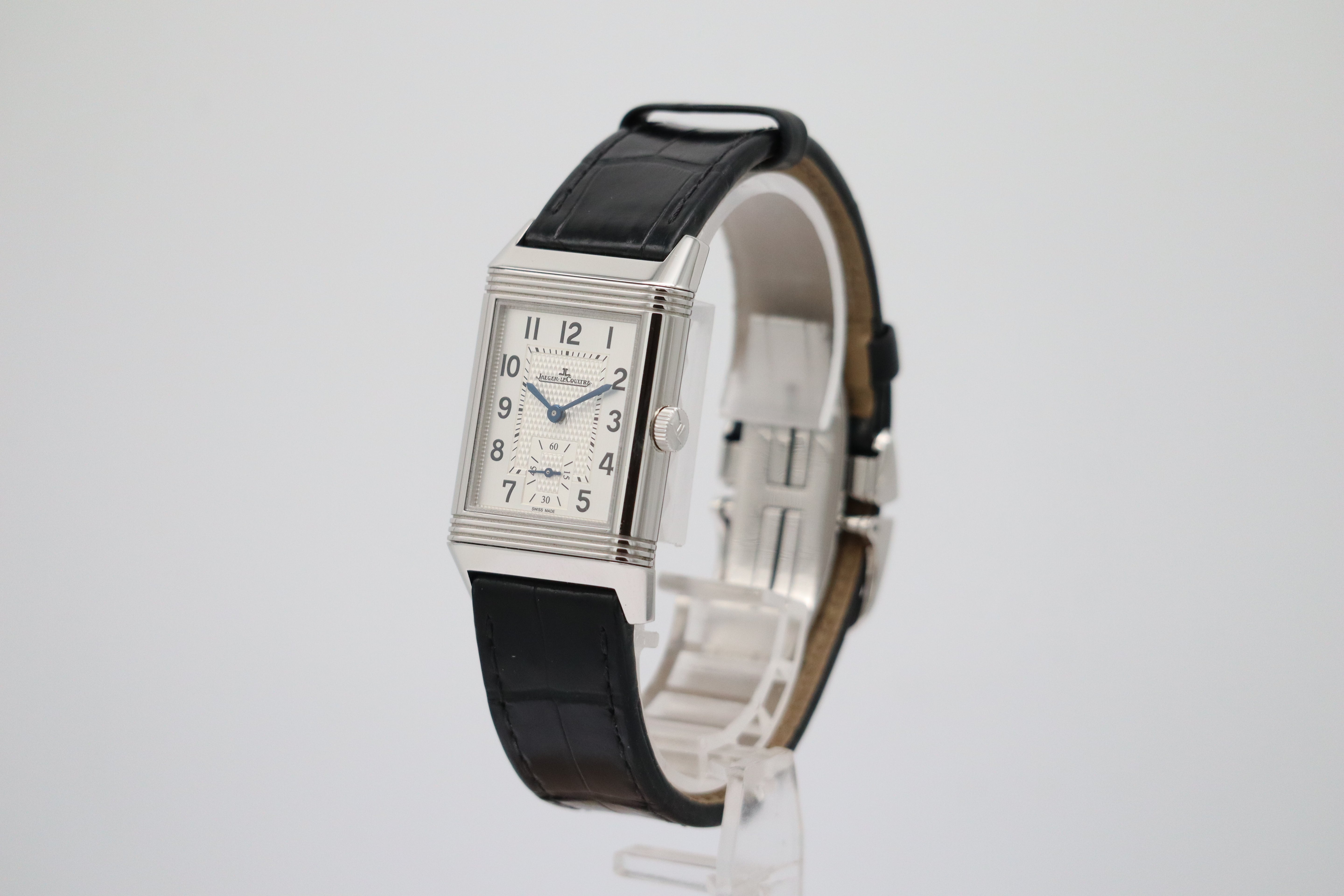 Jaeger-LeCoultre Reverso Duoface Handaufzug Herrenuhr 2458420 Original Papiere