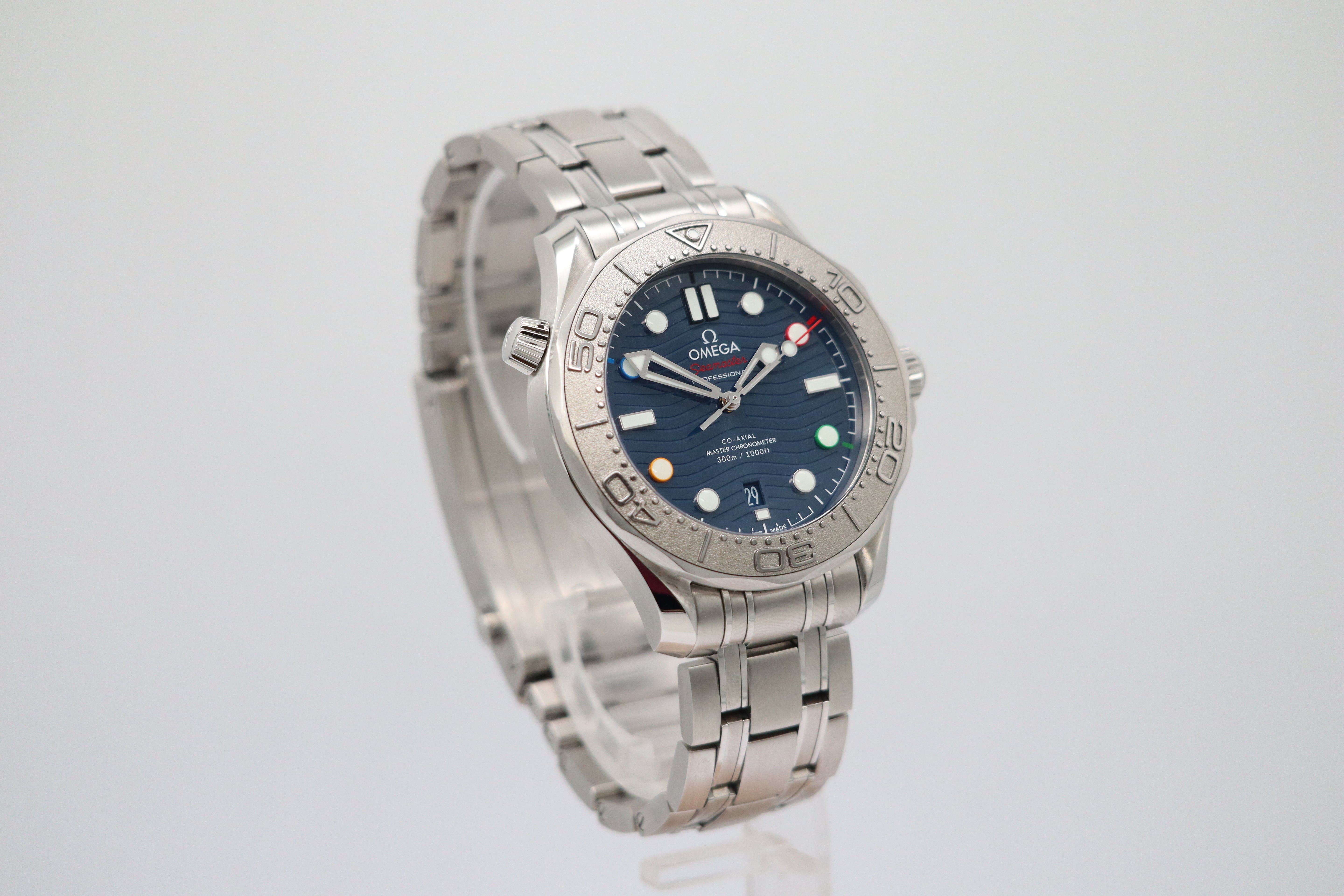 Omega Seamaster Diver 300 M "Beijing 2022" 52230422003001 Box + og. Papiere