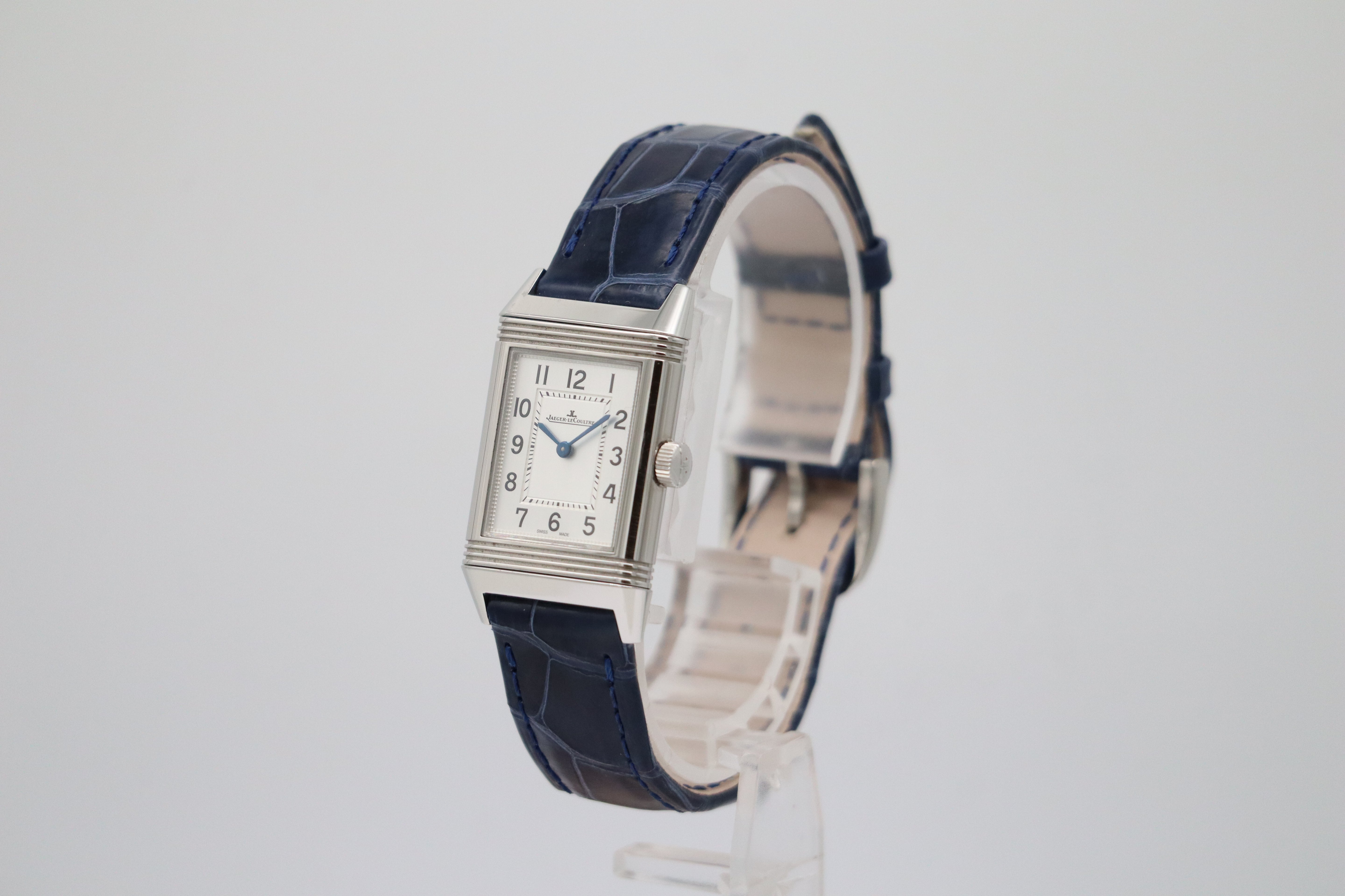 Jaeger-LeCoultre Reverso Classic Small 35.78mm x 21mm Quartz Ladies Watch Q2618540 Box + above papers