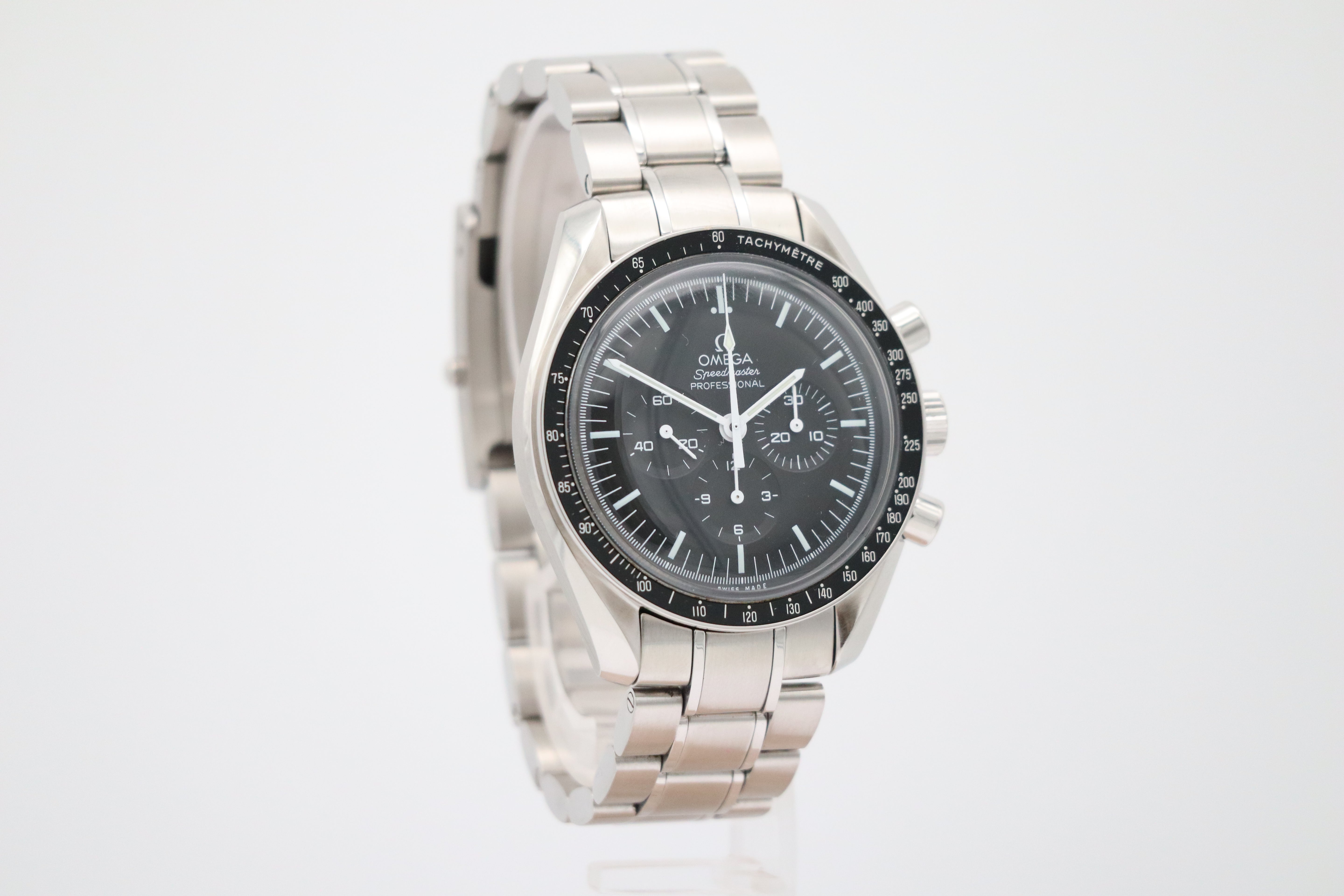 Omega Speedmaster Professional Moonwatch 42mm hand-wound men's watch 31130423001005 box + above papers