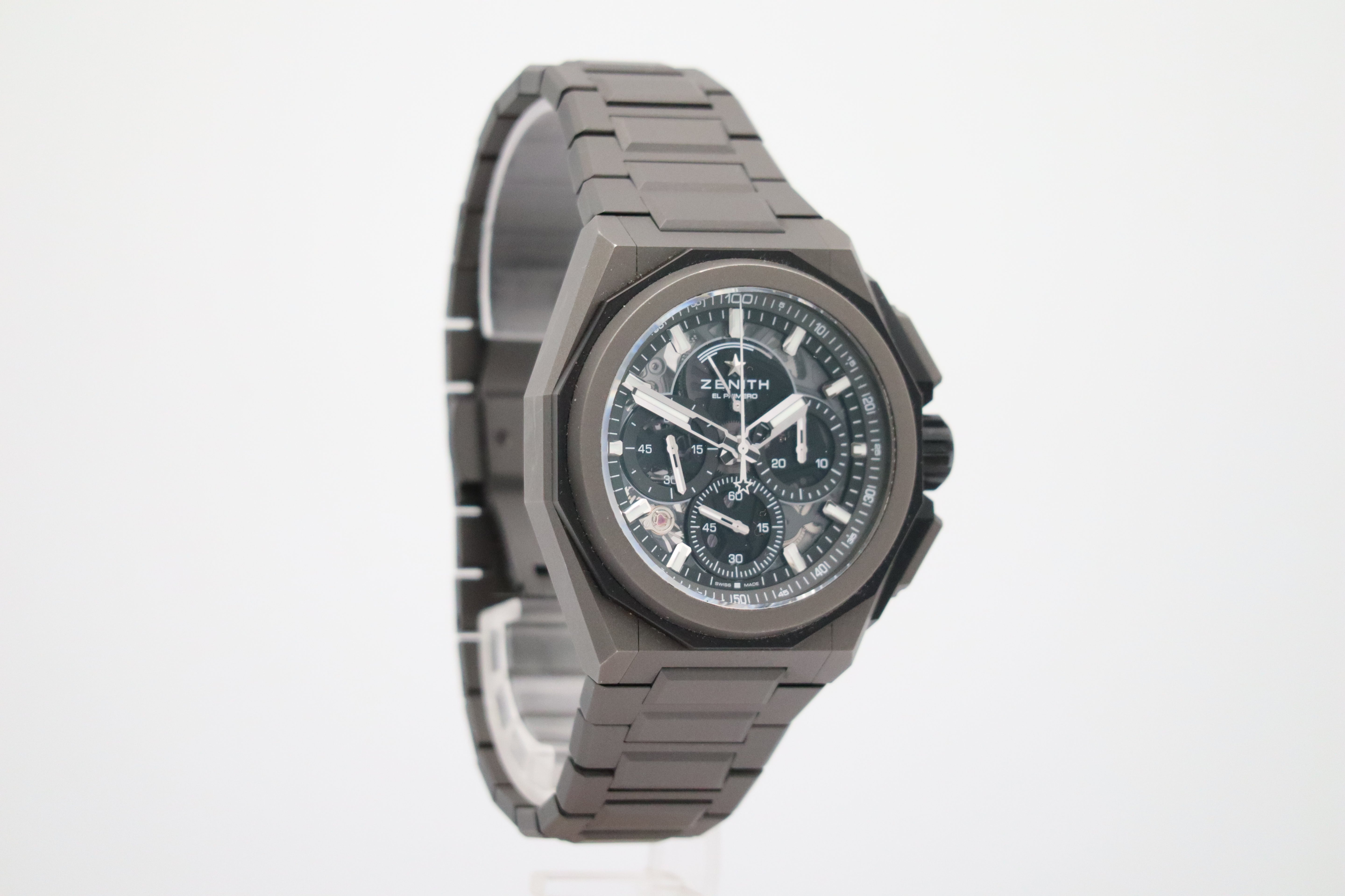 Zenith Defy Extreme Titanium Chronograph Automatic Men's Watch 97.9100.9004 Box + above papers