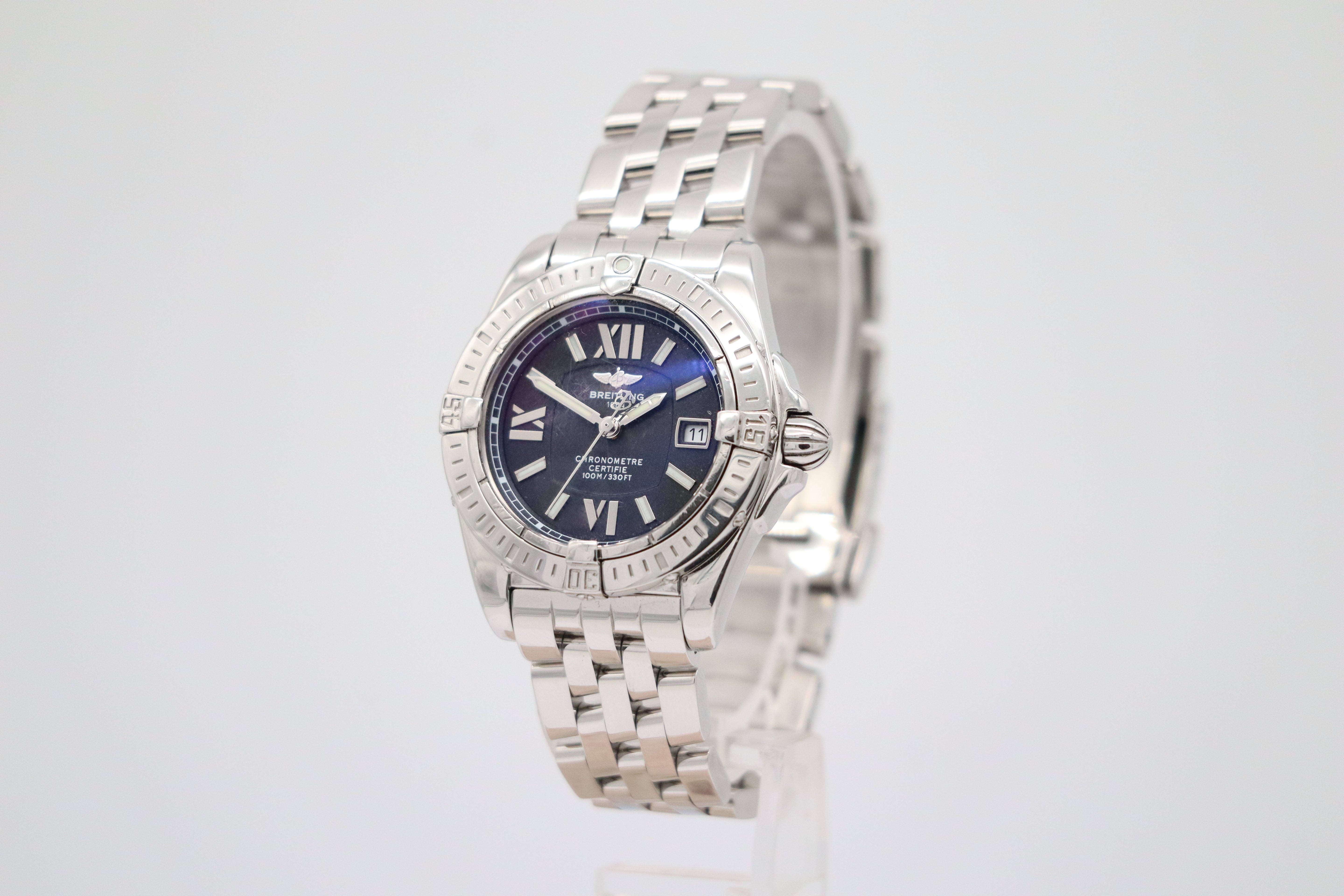 Breitling Galactic Lady 32mm Quarz Damenuhr A71366 Box + og. Papiere