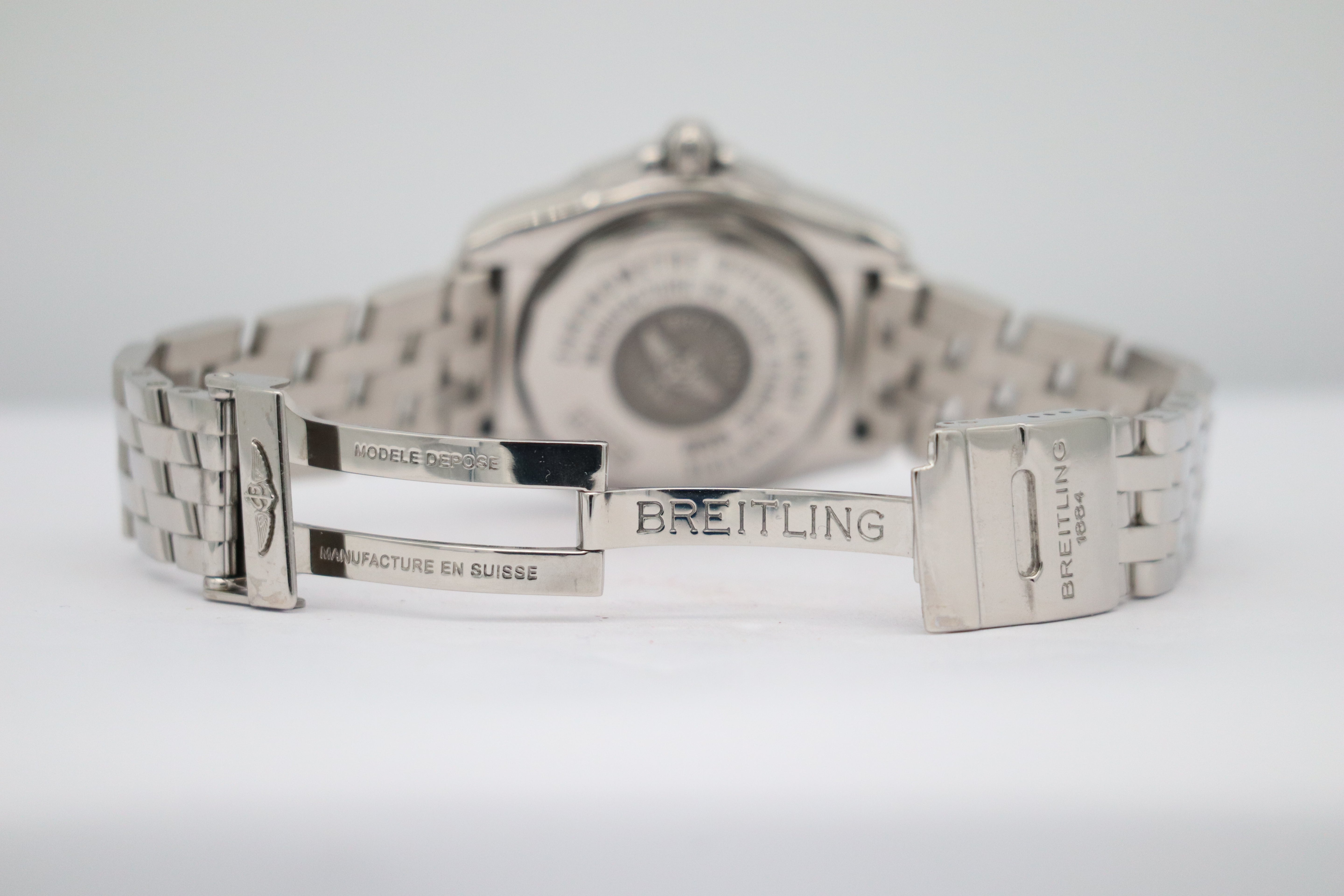 Breitling Galactic Lady 32mm Quartz Ladies Watch A71356 Box + above papers