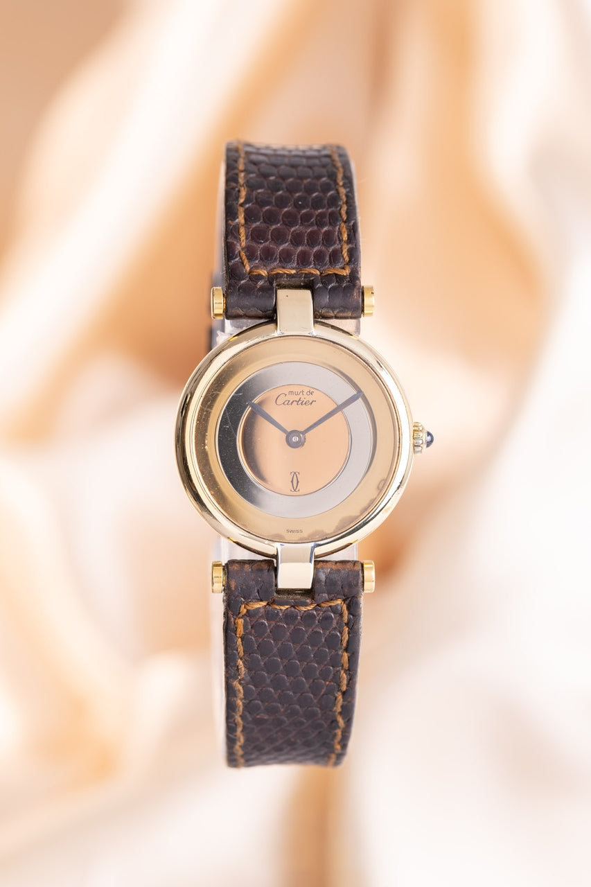 DEFEKT Cartier Must de Cartier Vermeil Quarz DEFEKT 590003 - Thumbnail