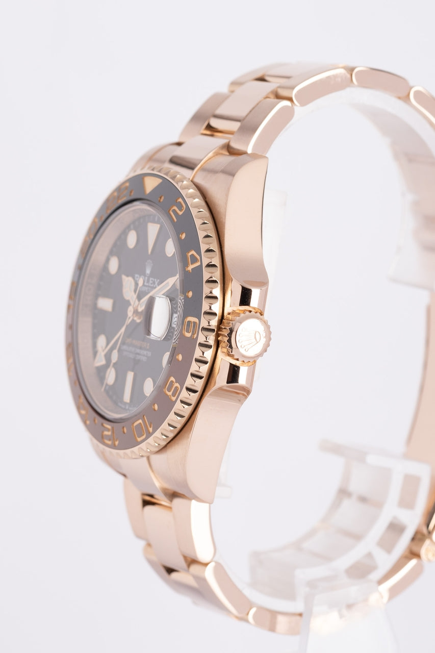 Rolex GMT-Master II "Rootbeer" 18K Rosegold 40 Automatik 126715CHNR - Detailansicht 2