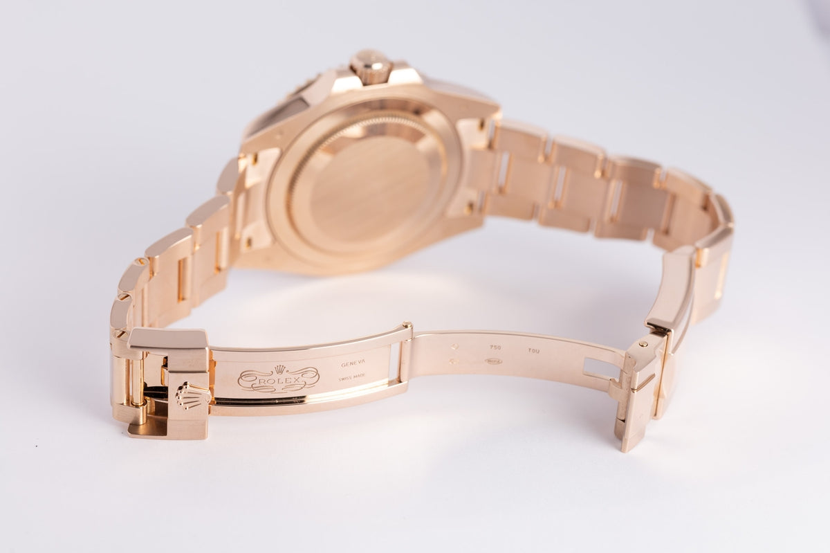 Rolex GMT-Master II "Rootbeer" 18K Rosegold 40 Automatik 126715CHNR - Detailansicht 8