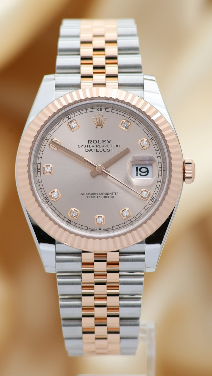 Rolex Datejust 41 Diamond Dial Automatik Stahl/Gold 126331 - Main product image