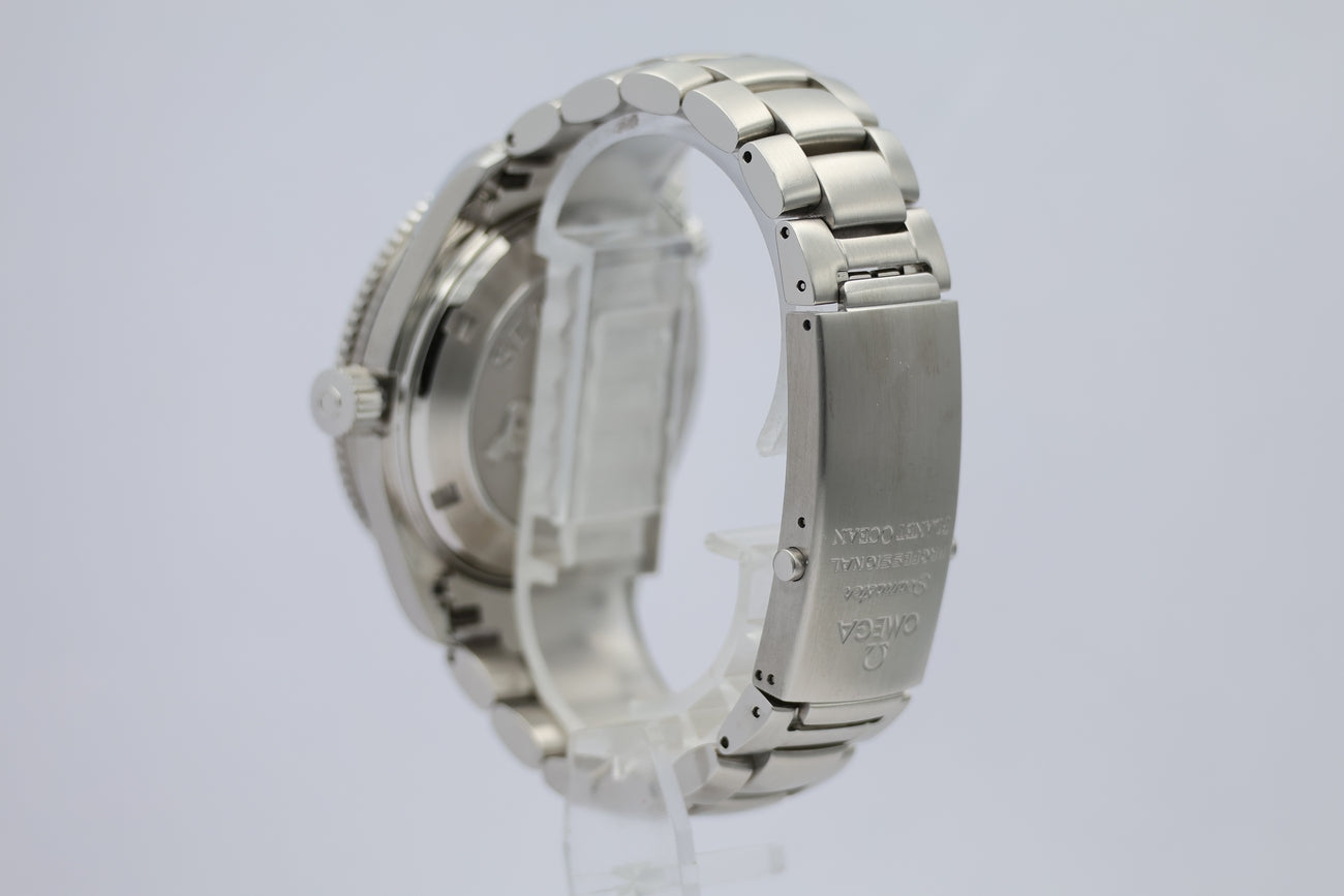 Omega Seamaster Planet Ocean 42mm Automatik Herrenuhr	 22015000 Box + Service Papers/Extrakt