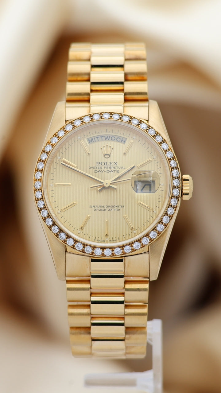 Rolex Day-Date 36 Gelbgold Automatik LC100 18238 - Thumbnail