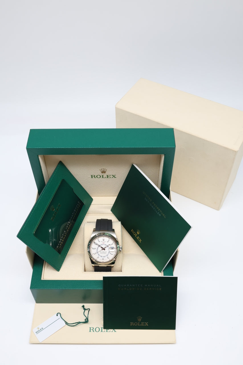Rolex Sky-Dweller Weißgold 42mm Automatik 336239 - Papiere und oder Lieferumfang