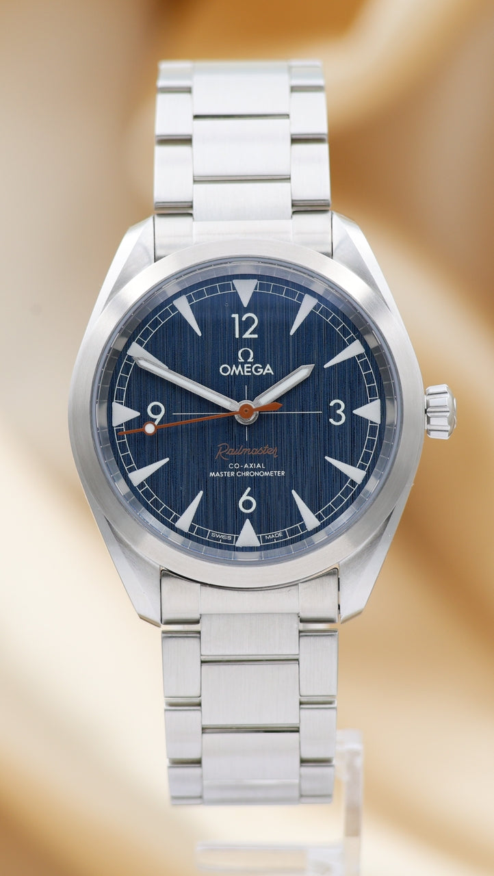Omega Seamaster Railmaster Automatik Herrenuhr Stahl 40mm 22010402003001 - Thumbnail