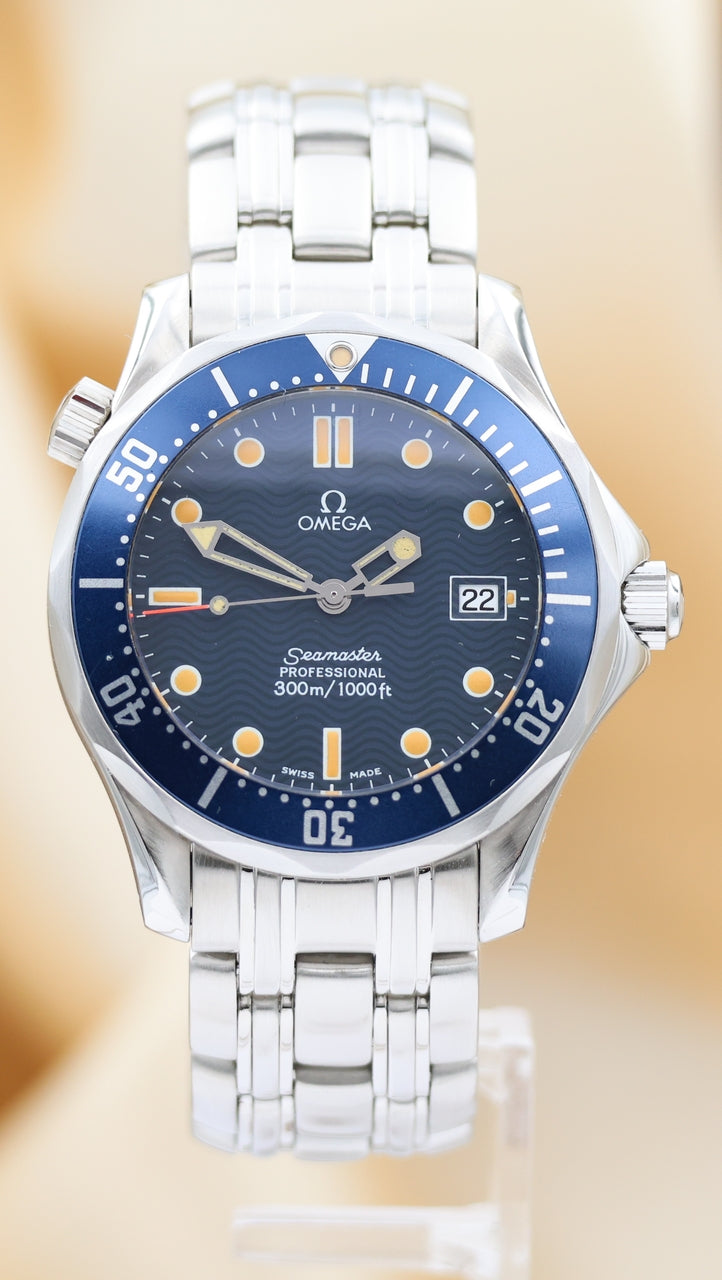 Omega Seamaster Diver 300m 36mm Quarz Herrenuhr 25618000 - Thumbnail