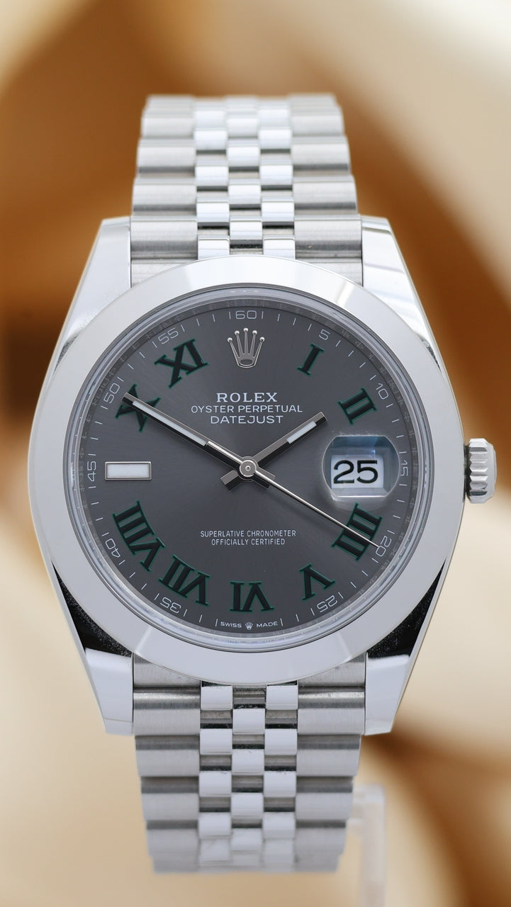 Rolex Datejust 41mm "Wimbledon" Jubilee 126300 - Main product image