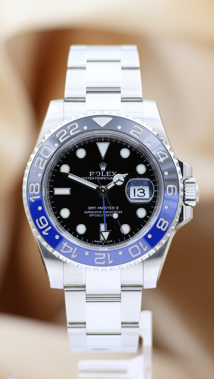 Rolex GMT Master II "Batman" Automatik Herrenuhr 116710BLNR - Thumbnail