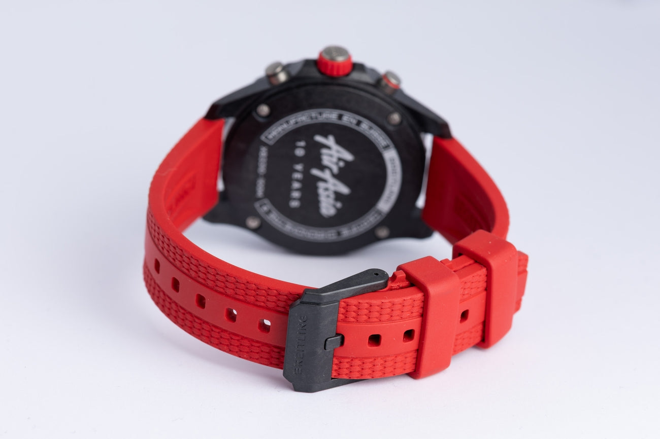 Breitling Endurance Pro 38mm Quarz "Air Asia" Rot X83310 - Detailansicht 7