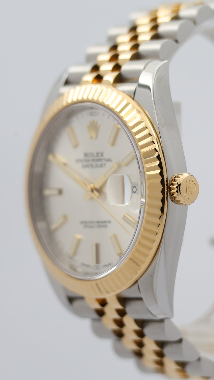 Rolex Datejust Automatik Herrenuhr Stahl/Gold 41mm 126333 - Detailansicht 7