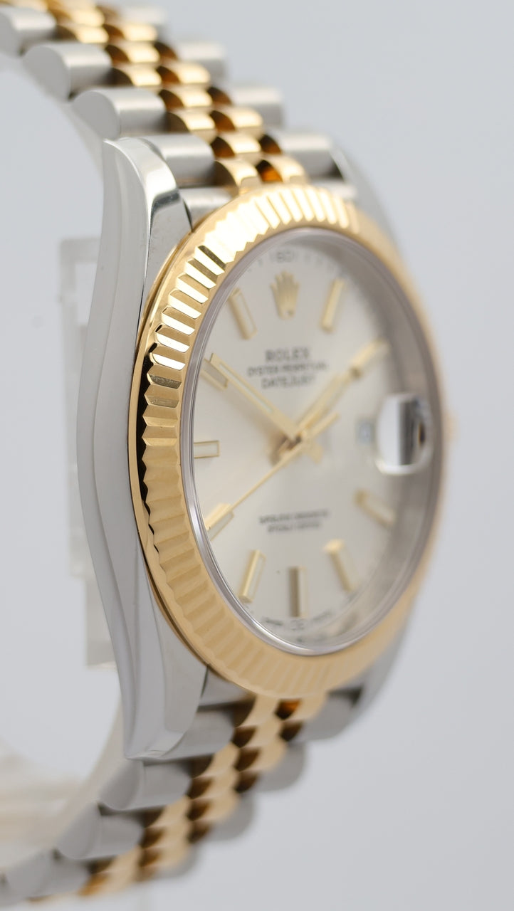 Rolex Datejust Automatik Herrenuhr Stahl/Gold 41mm 126333 - Detailansicht 8