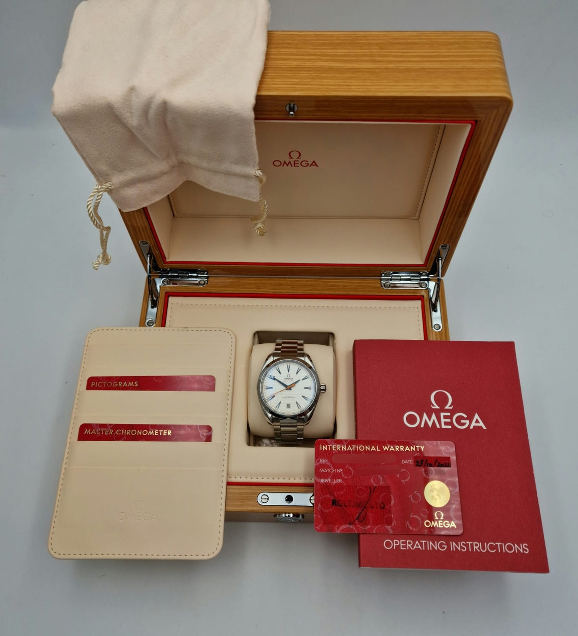 Omega Seamaster Aqua Terra 41mm Automatik Herrenuhr 22010412102001 - Papers and documentation