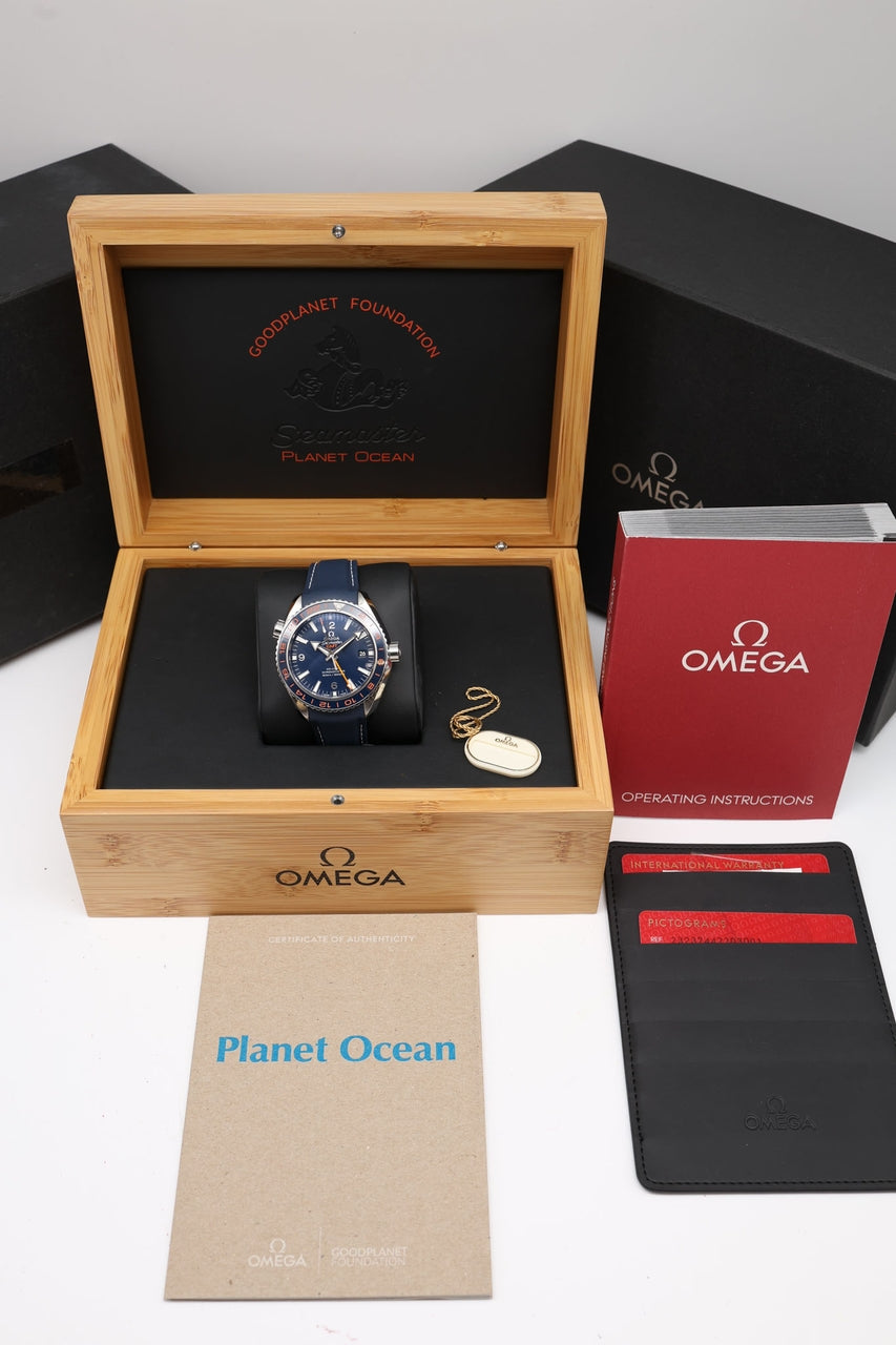 Omega Seamaster Planet Ocean GMT "Goodplanet Foundation" 232.32.44.22.03.001 - Papiere und oder Lieferumfang