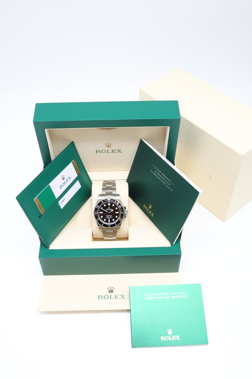 Rolex Submariner No Date 40mm Automatik Herrenuhr 114060 - Papiere und oder Lieferumfang