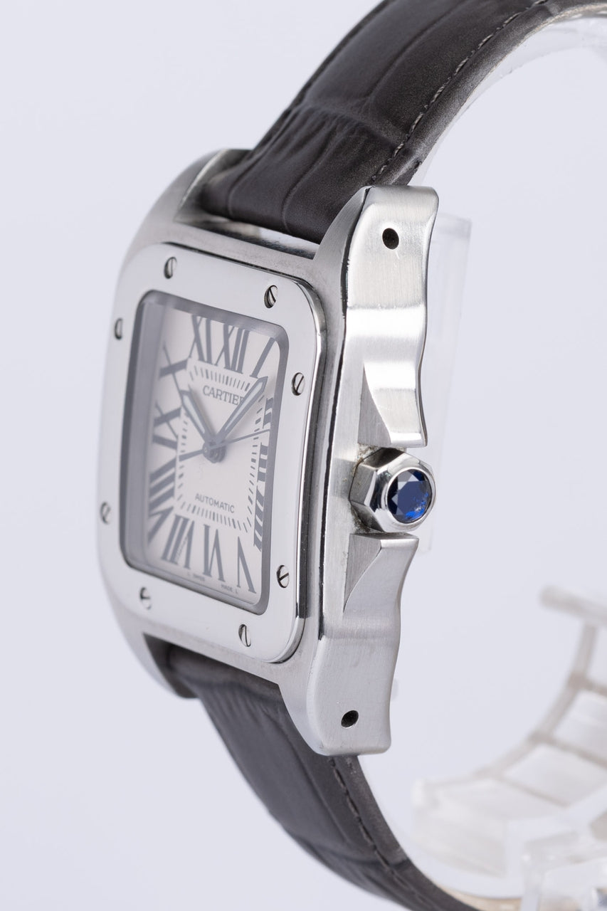 Cartier Santos 100 Automatik Herrenuhr  2878 - Detailansicht 1