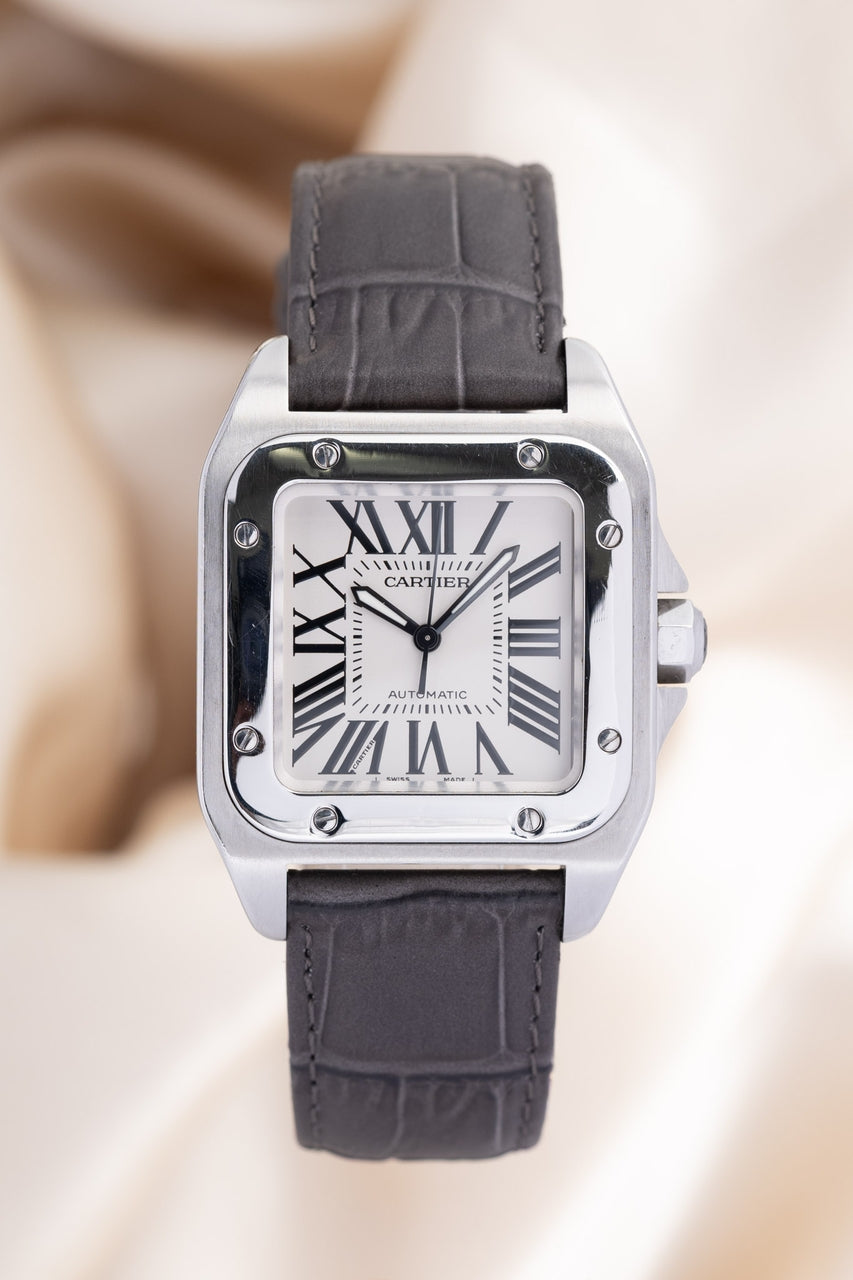 Cartier Santos 100 Automatik Herrenuhr  2878 - Thumbnail