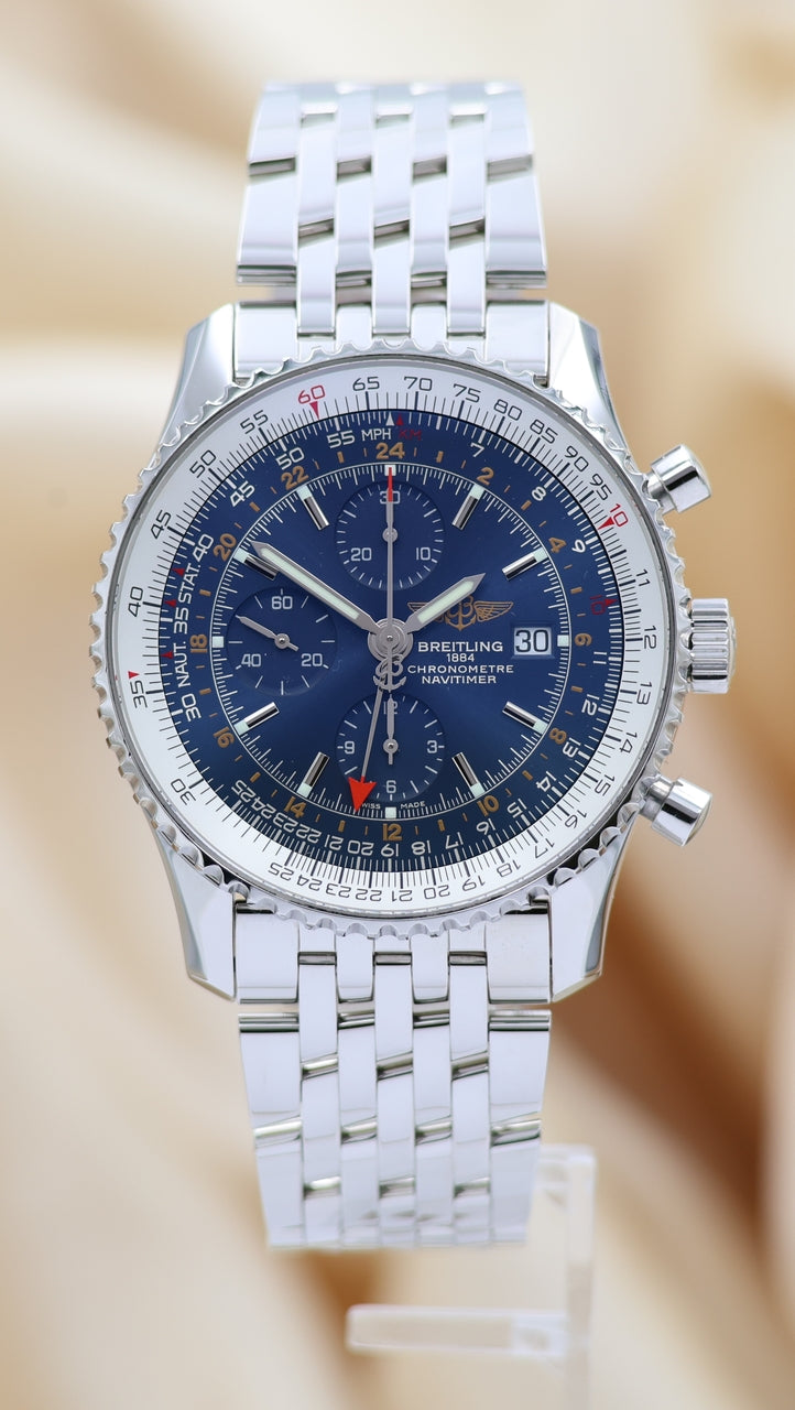 Breitling Navitimer World GMT 46 Automatik Herrenuhr A24322 - Main product image