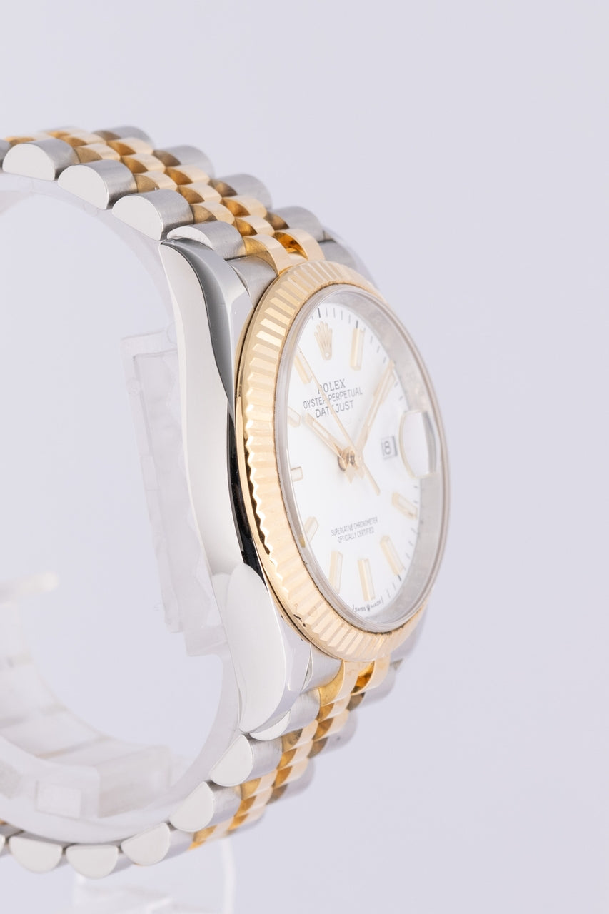 Rolex Datejust 36 Stahl/Gold Automatik Weiß 126233 - Detailansicht 1