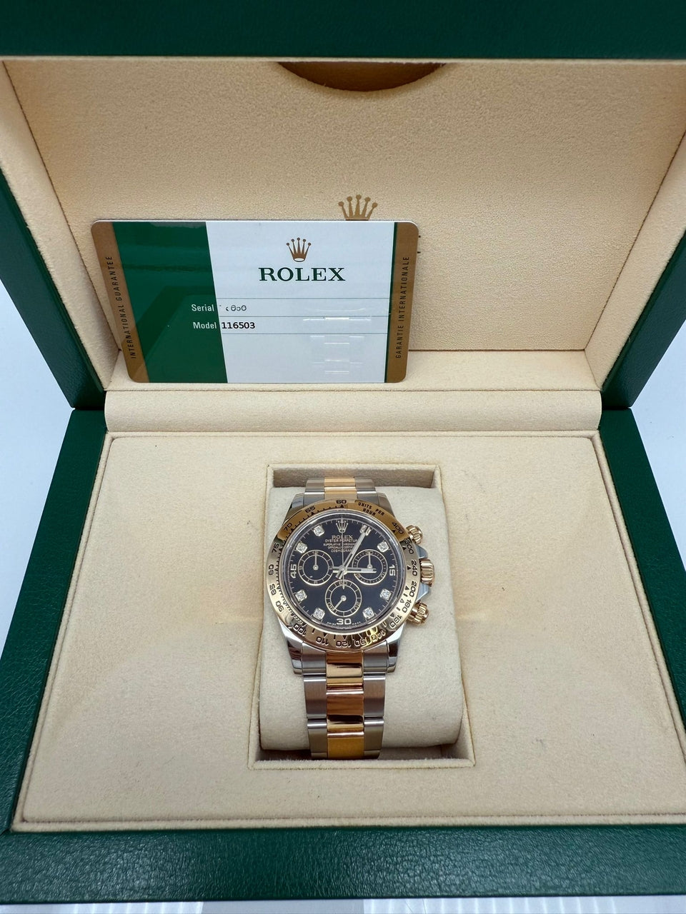 Rolex Daytona Automatik Diamond 40mm 116503 - Papiere und oder Lieferumfang