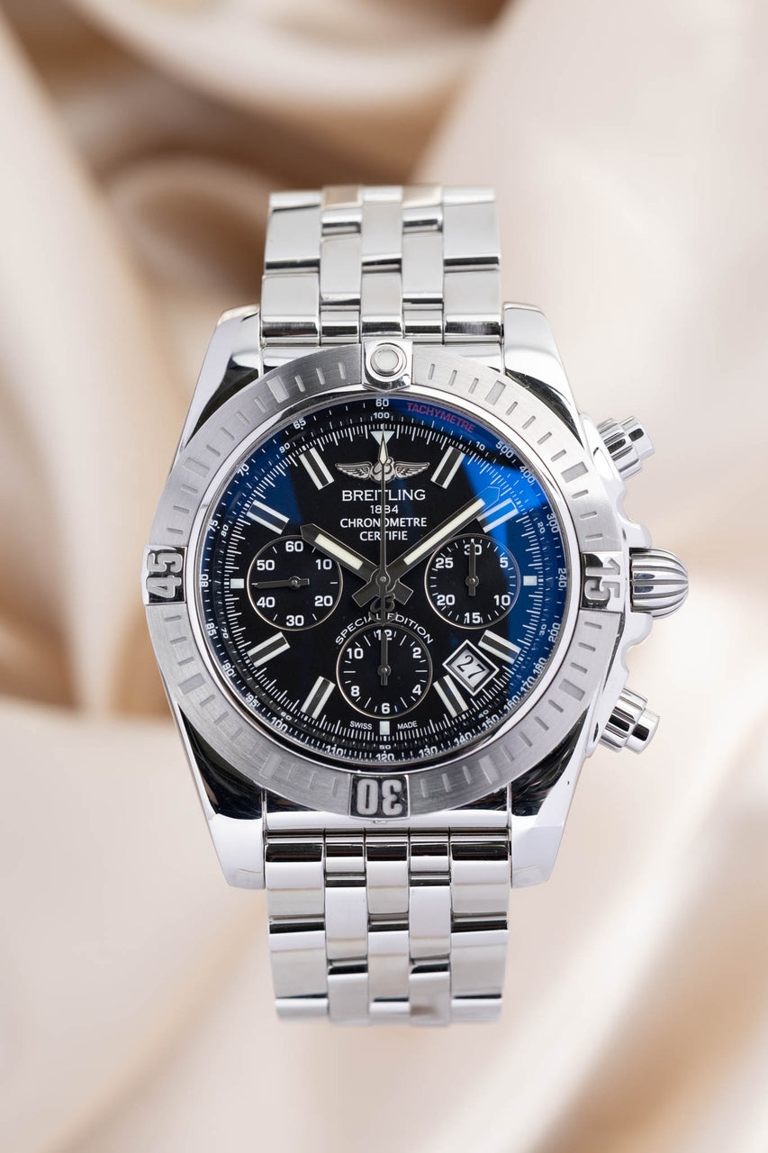 Breitling Chronomat 44mm Automatik Herrenuhr Schwarz AB0115 - Thumbnail