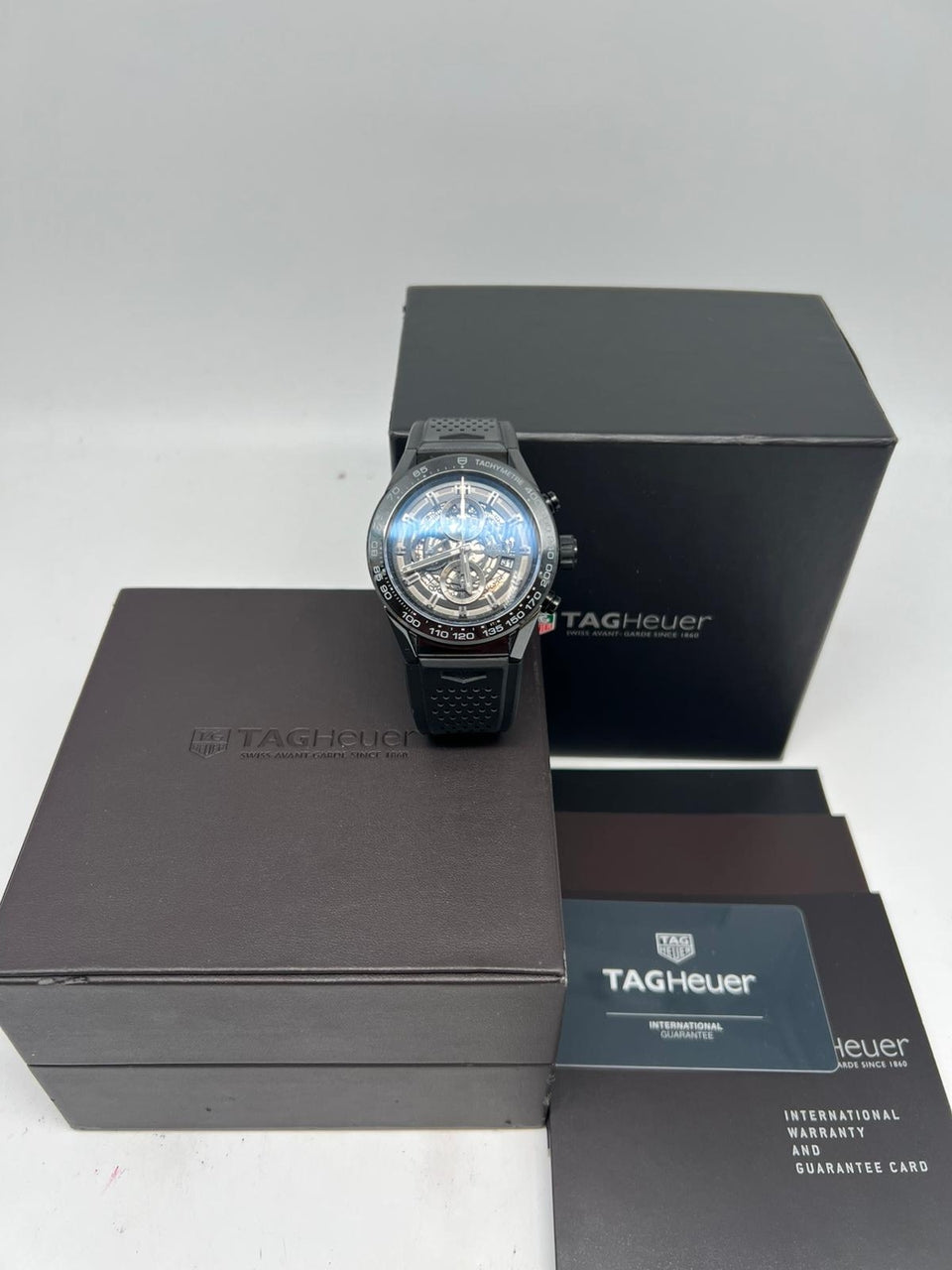 Tag Heuer Carrera Calibre HEUER 01 45mm Automatik CAR2A91 - Papiere und oder Lieferumfang
