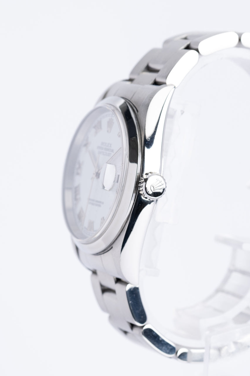 Rolex Datejust 36 "Roman Dial" Weiß Automatik 16200 - Detailansicht 2
