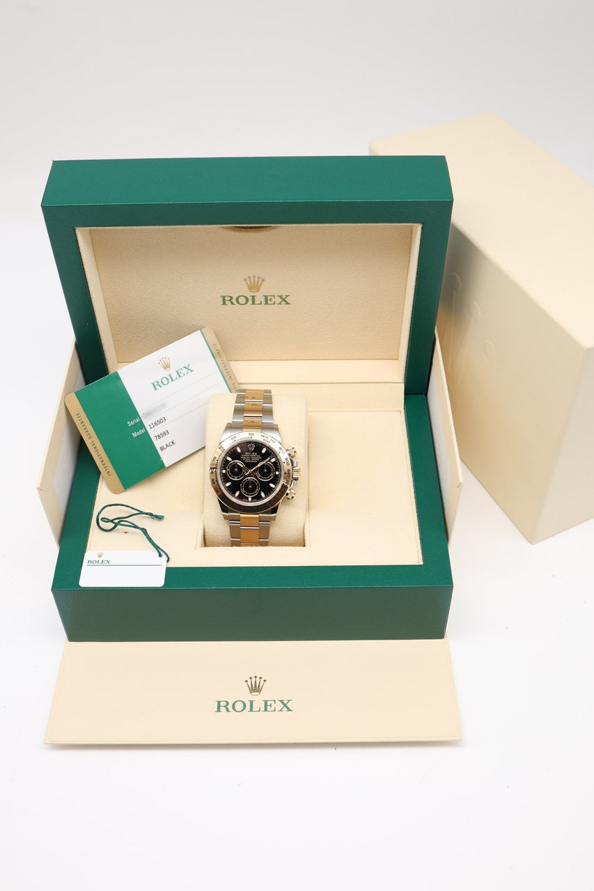 Rolex Daytona 40 Stahl/Gold Automatik 116503 - Papiere und oder Lieferumfang