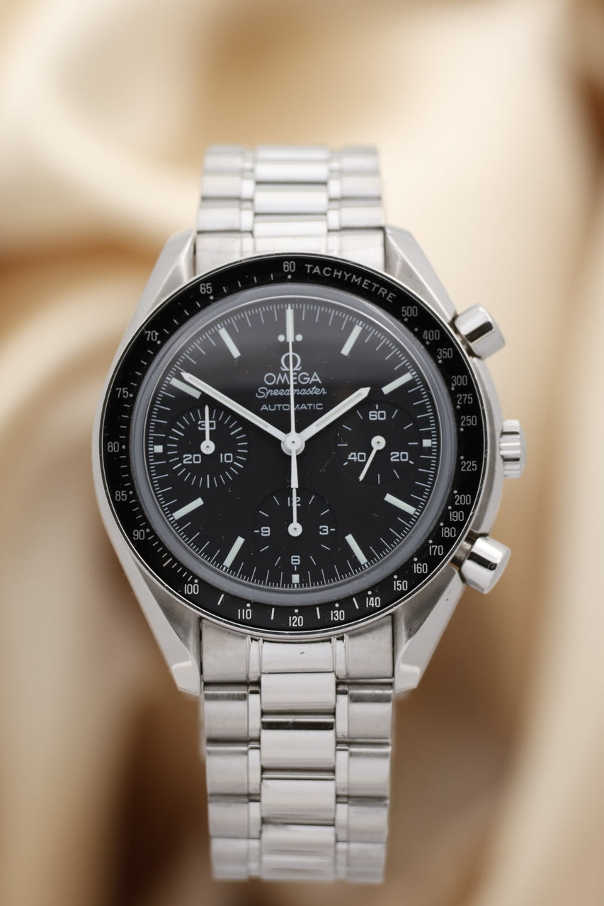Omega Speedmaster Reduced 39mm Automatik Herrenuhr 35395000 - Thumbnail