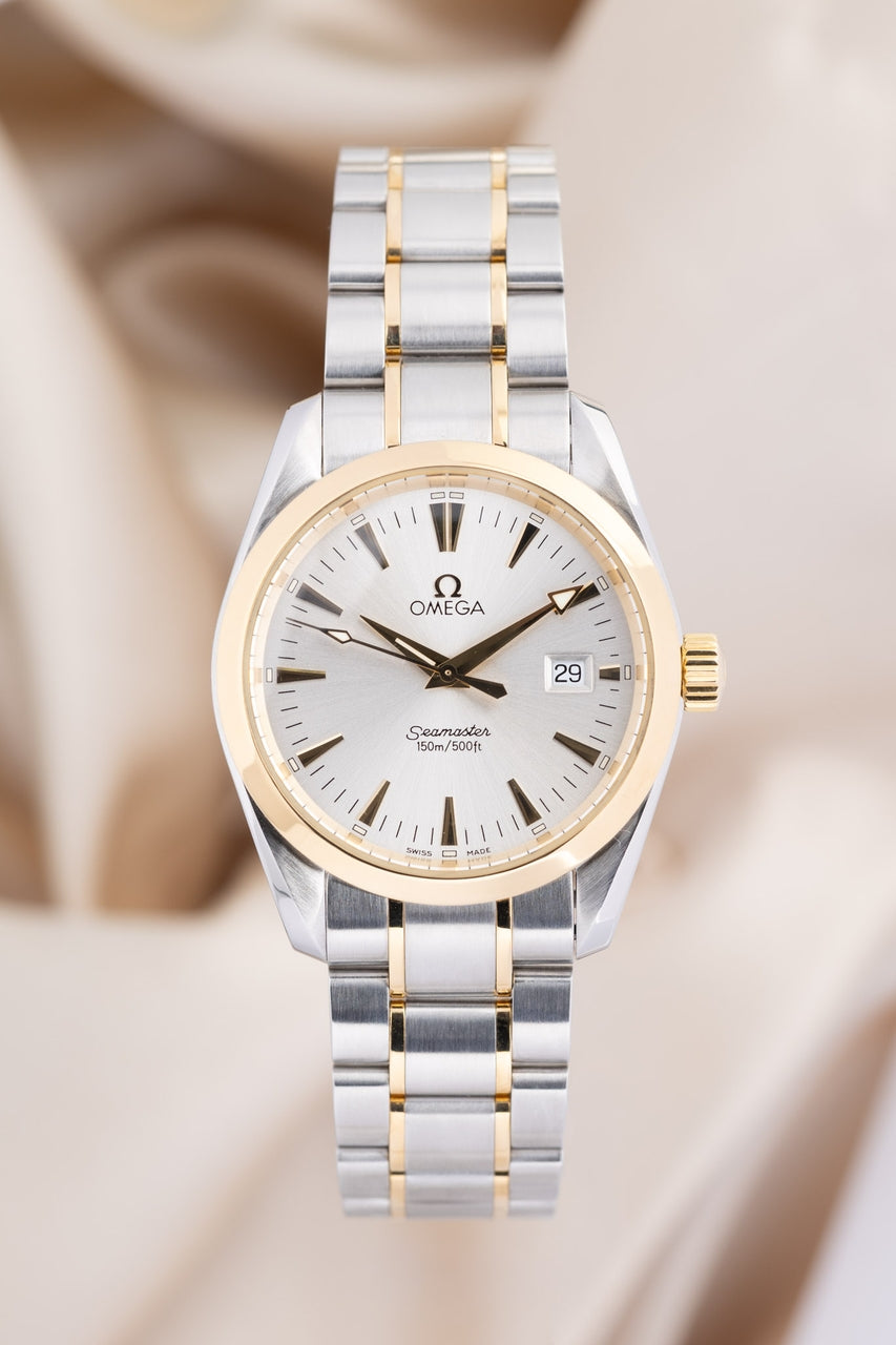Omega Seamaster Aqua Terra Gold/Stahl 36mm Quarz 23183000 - Thumbnail