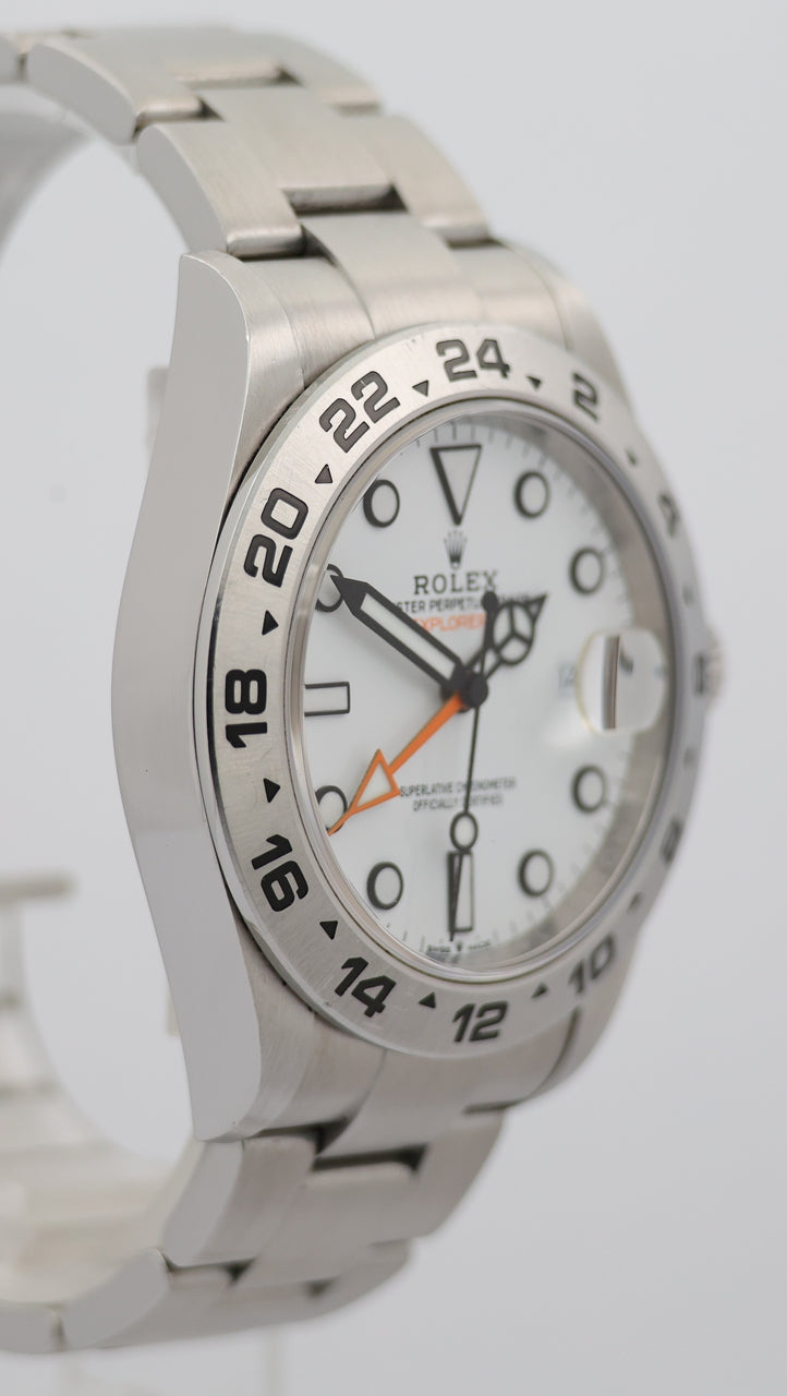 Rolex Explorer II Automatik Herrenuhr Weiß 226570 - Detailansicht 8