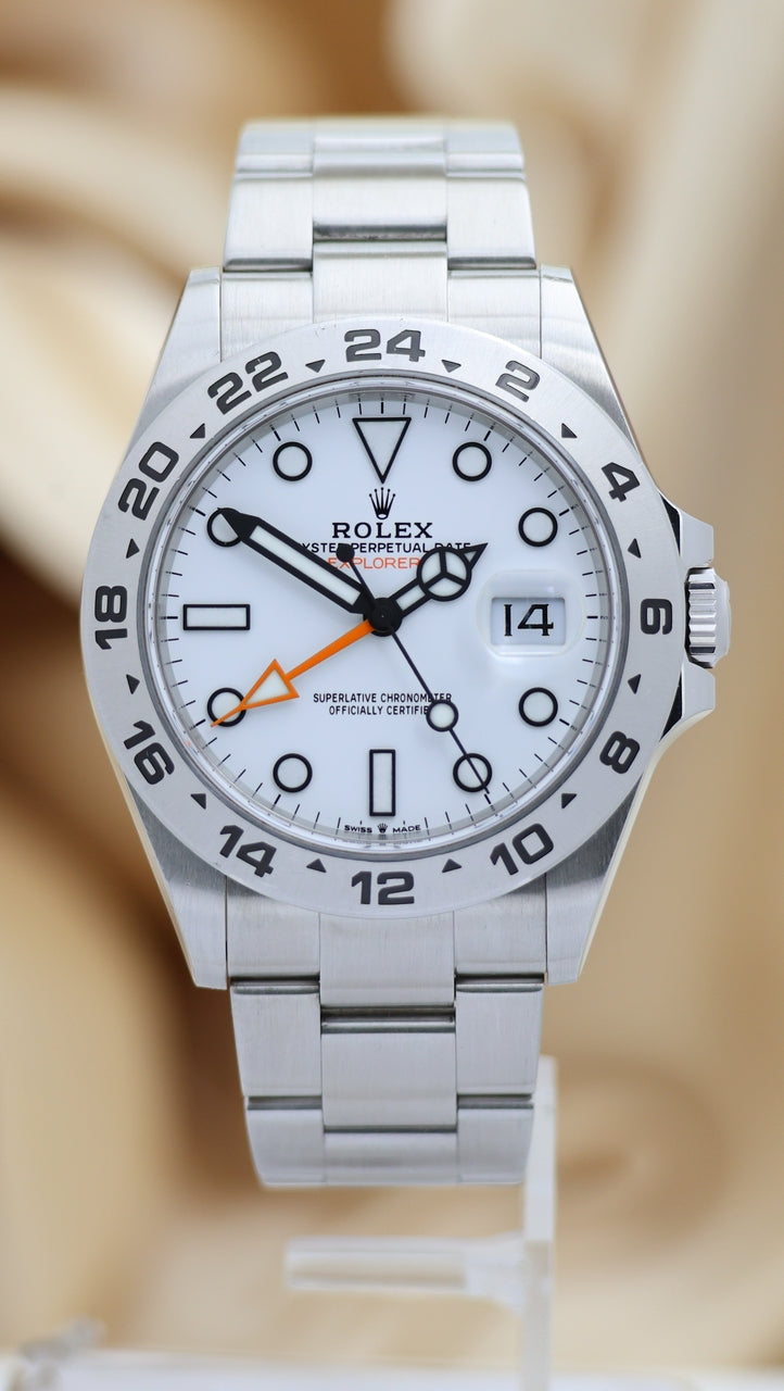 Rolex Explorer II Automatik Herrenuhr Weiß 226570 - Thumbnail