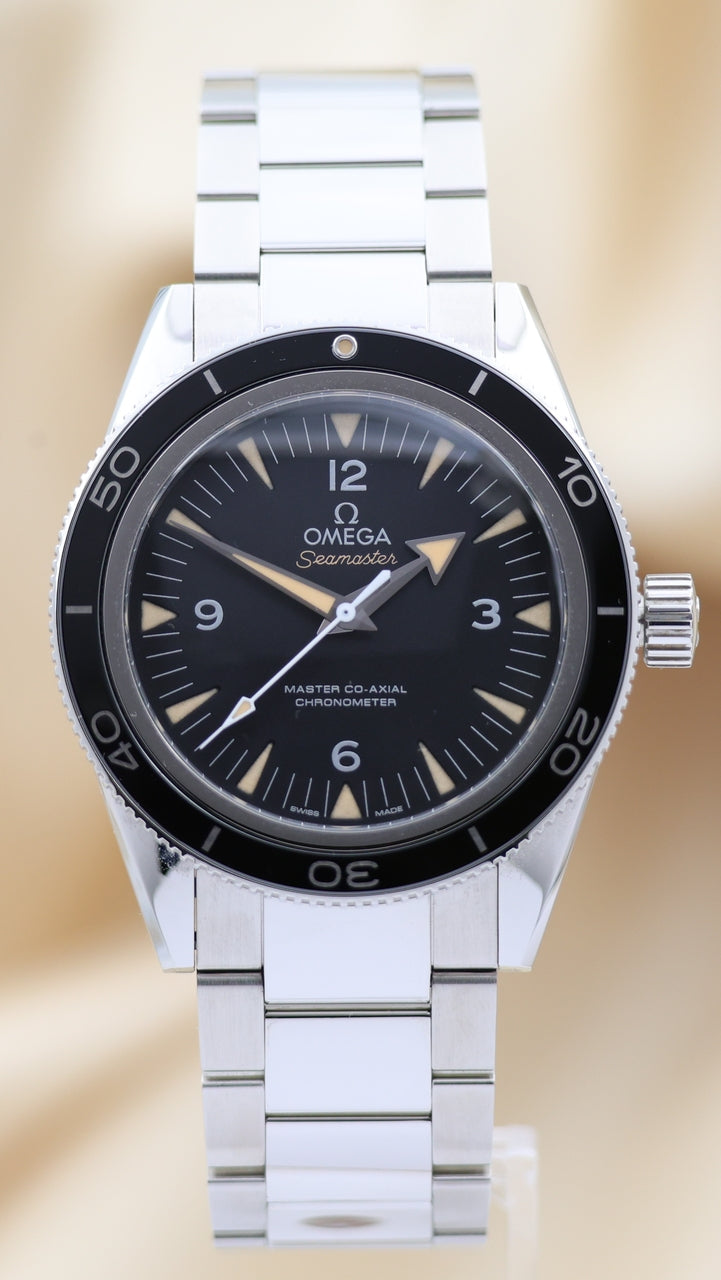 Omega Seamaster 300 Automatik Herrenuhr Schwarz 23330412101001 - Main product image