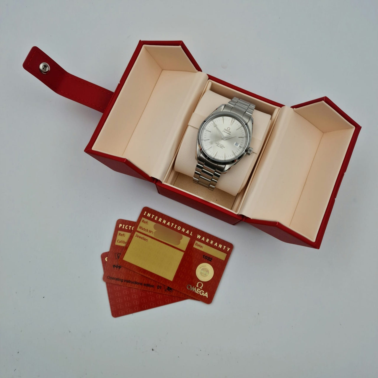 Omega Seamaster Aqua Terra 39mm Automatik  25033000 - Papiere und oder Lieferumfang