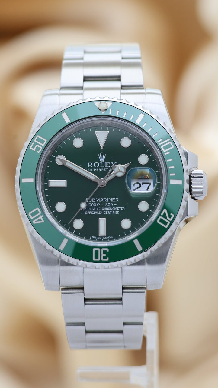 Rolex Submariner Date "Hulk" Automatik Herrenuhr  116610LV - Thumbnail